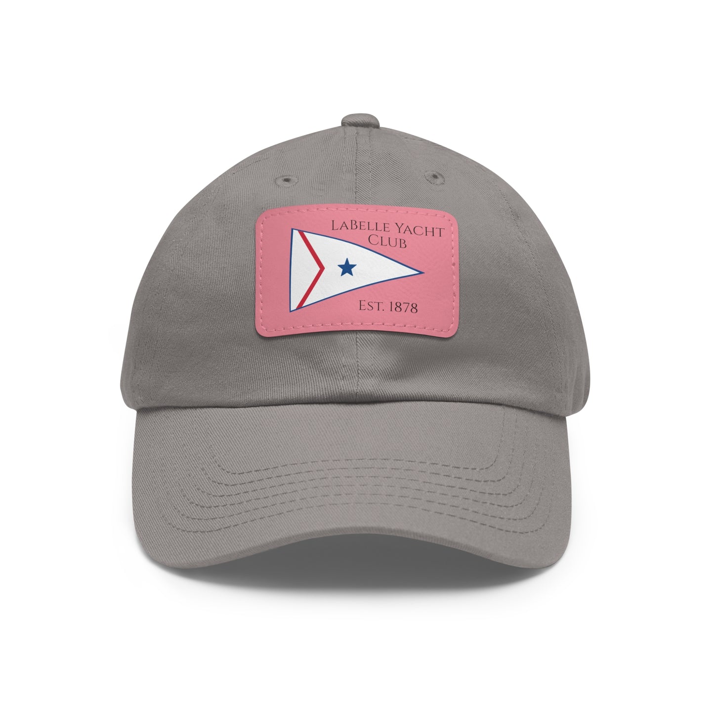 LaBelle Yacht Club Embroidered Hat with Leather Patch