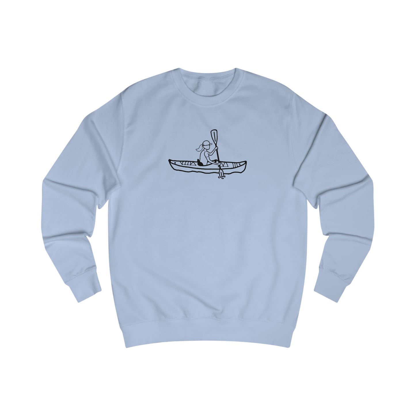 Manitowish Waters Kayak Girl - Men's Sweatshirt
