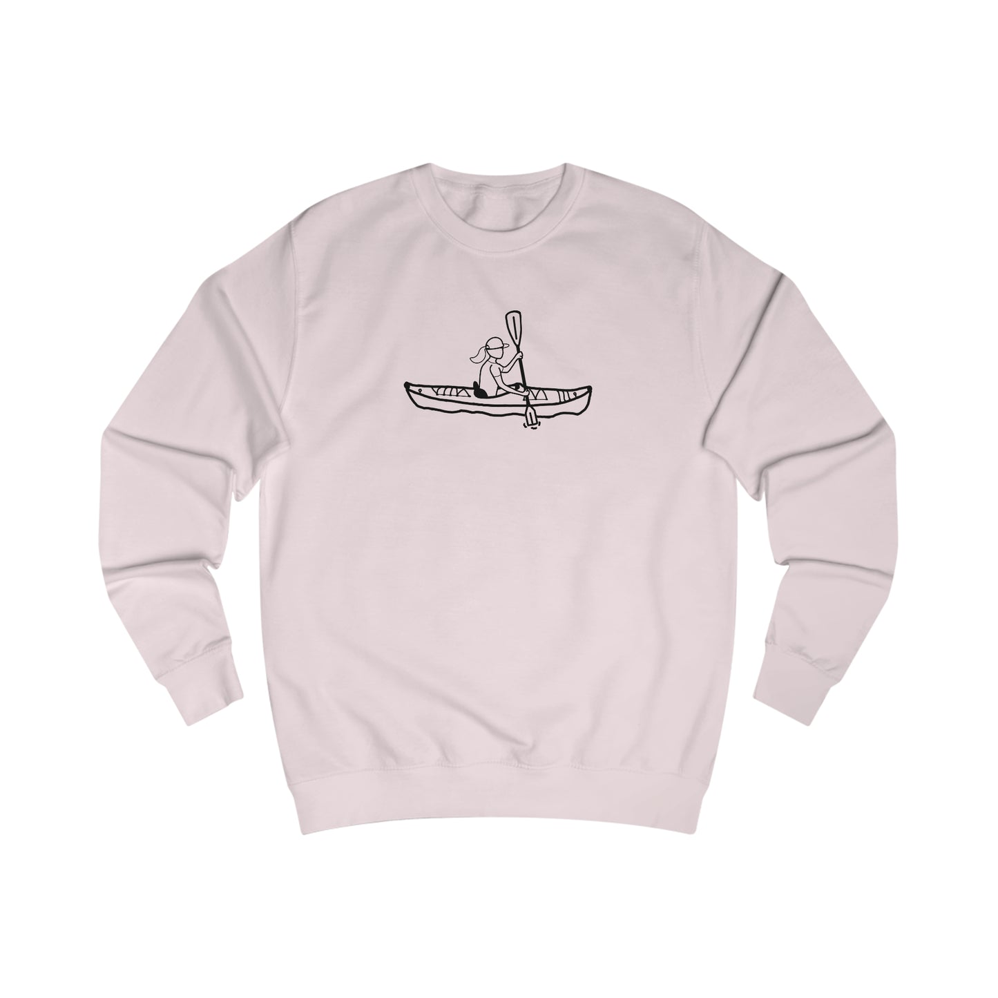 Manitowish Waters Kayak Girl - Men's Sweatshirt