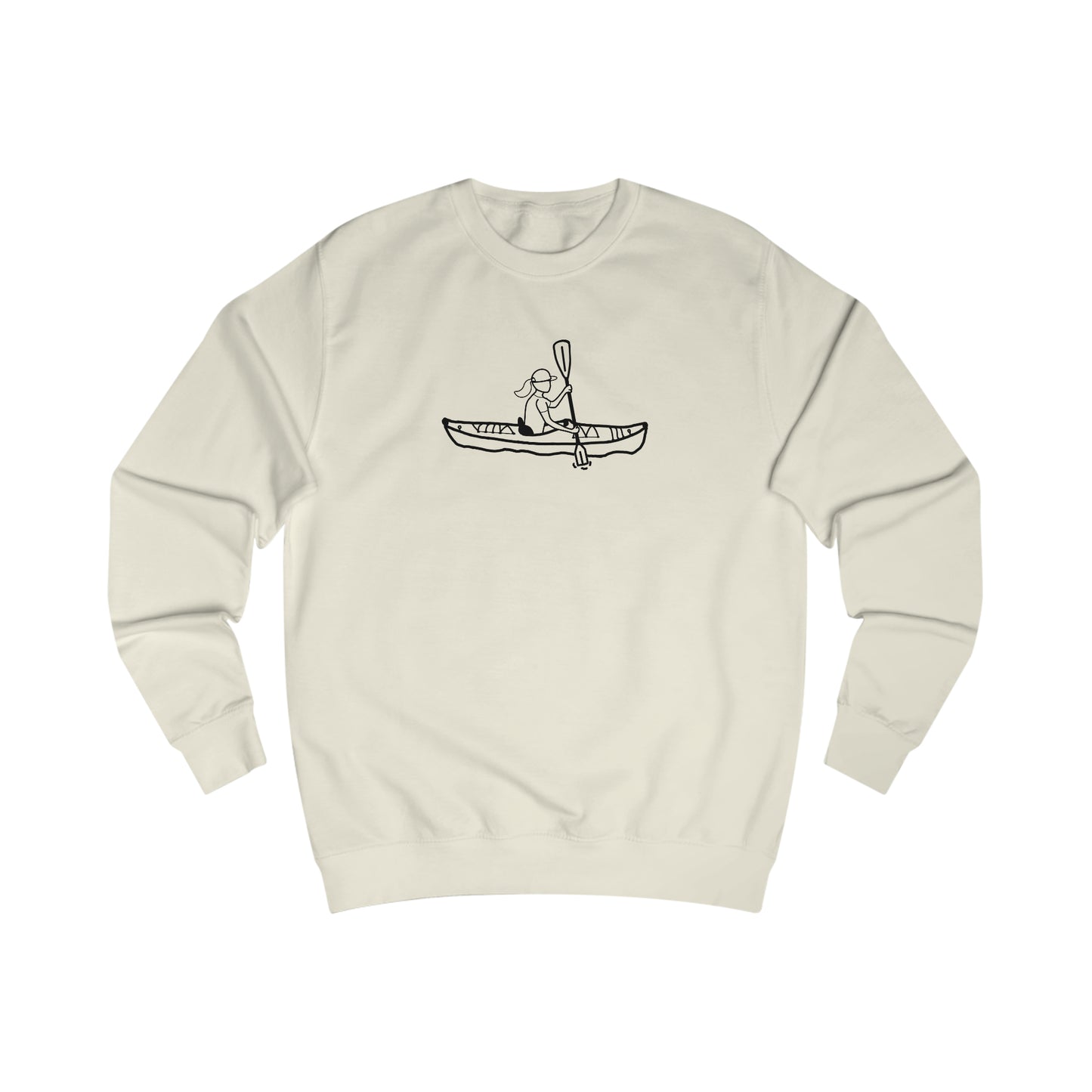 Manitowish Waters Kayak Girl - Men's Sweatshirt