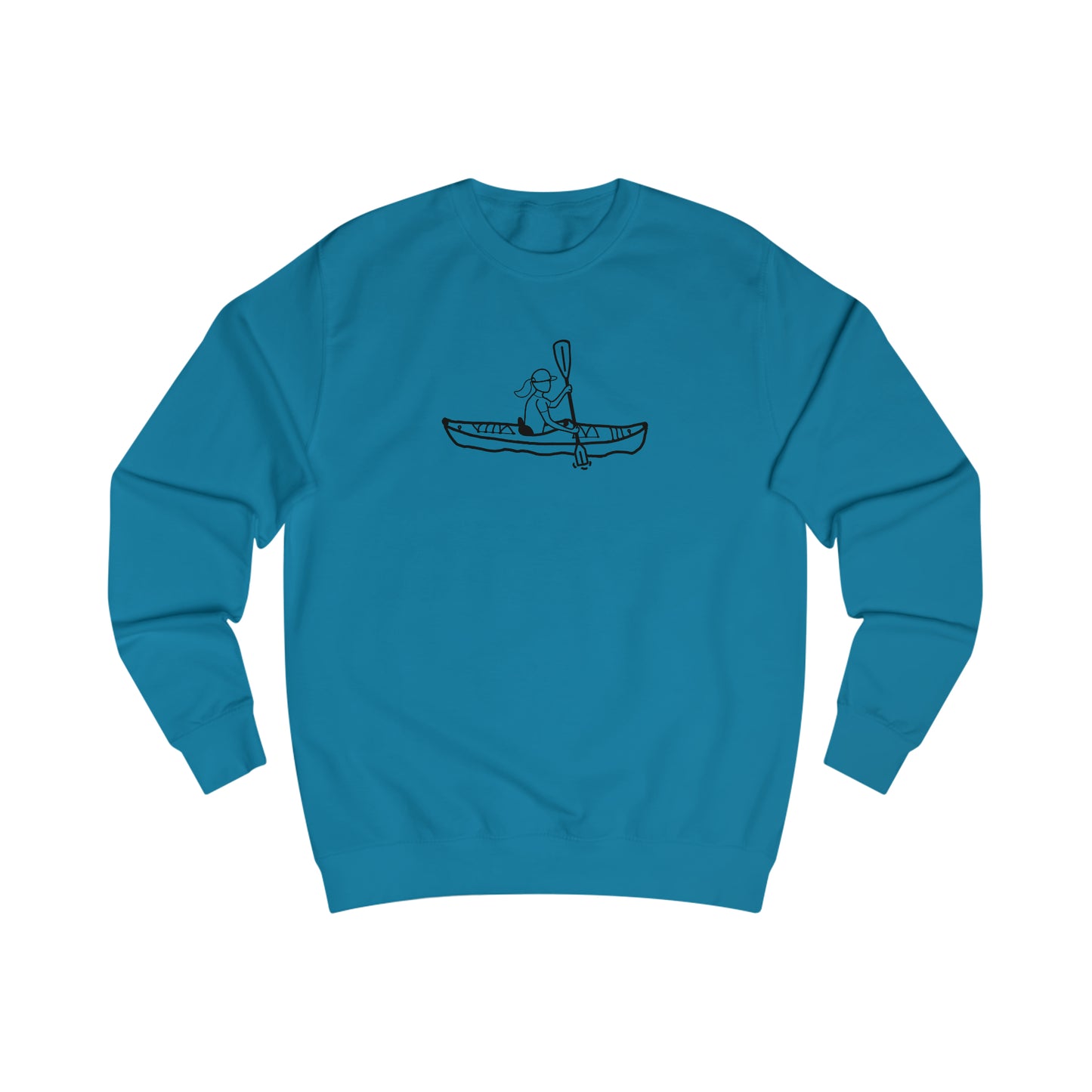 Manitowish Waters Kayak Girl - Men's Sweatshirt