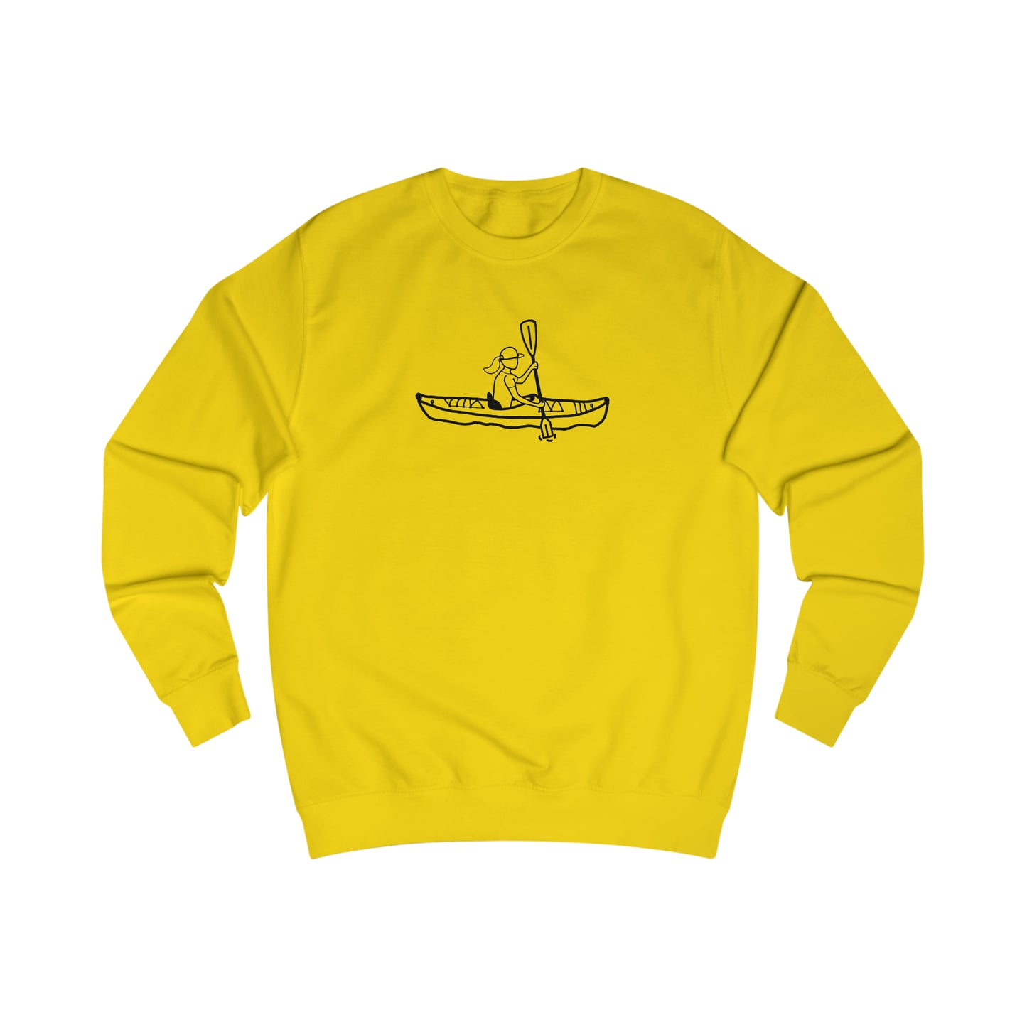 Manitowish Waters Kayak Girl - Men's Sweatshirt