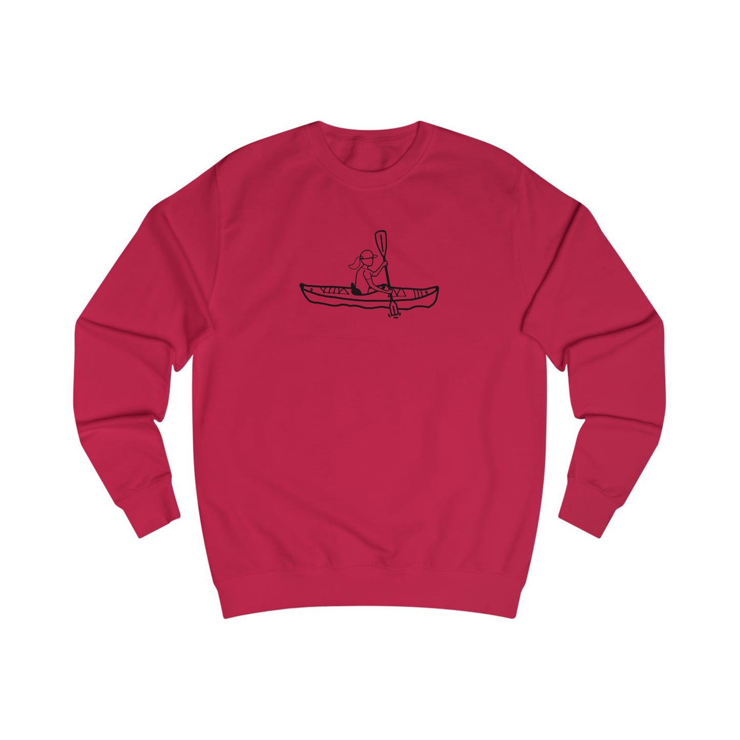 Manitowish Waters Kayak Girl - Men's Sweatshirt