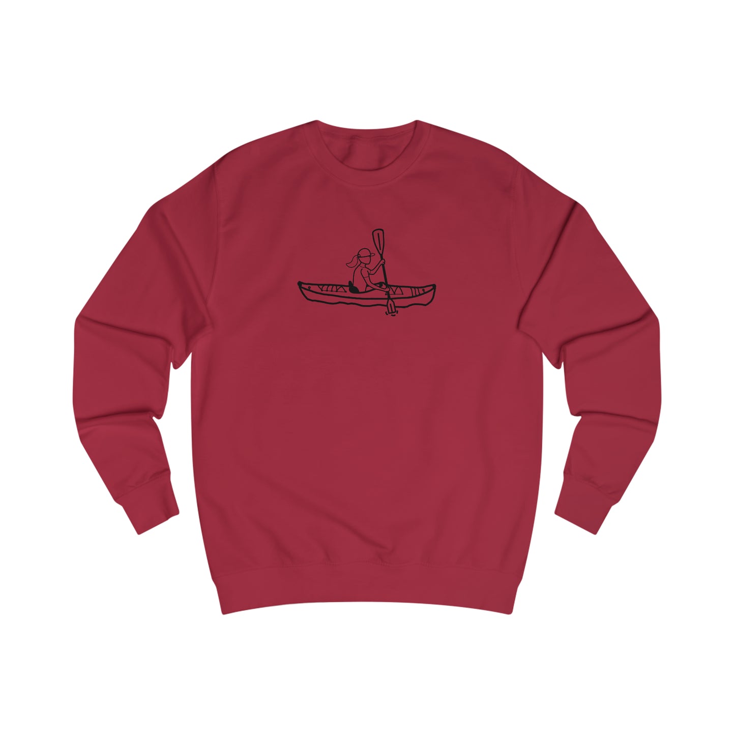 Manitowish Waters Kayak Girl - Men's Sweatshirt