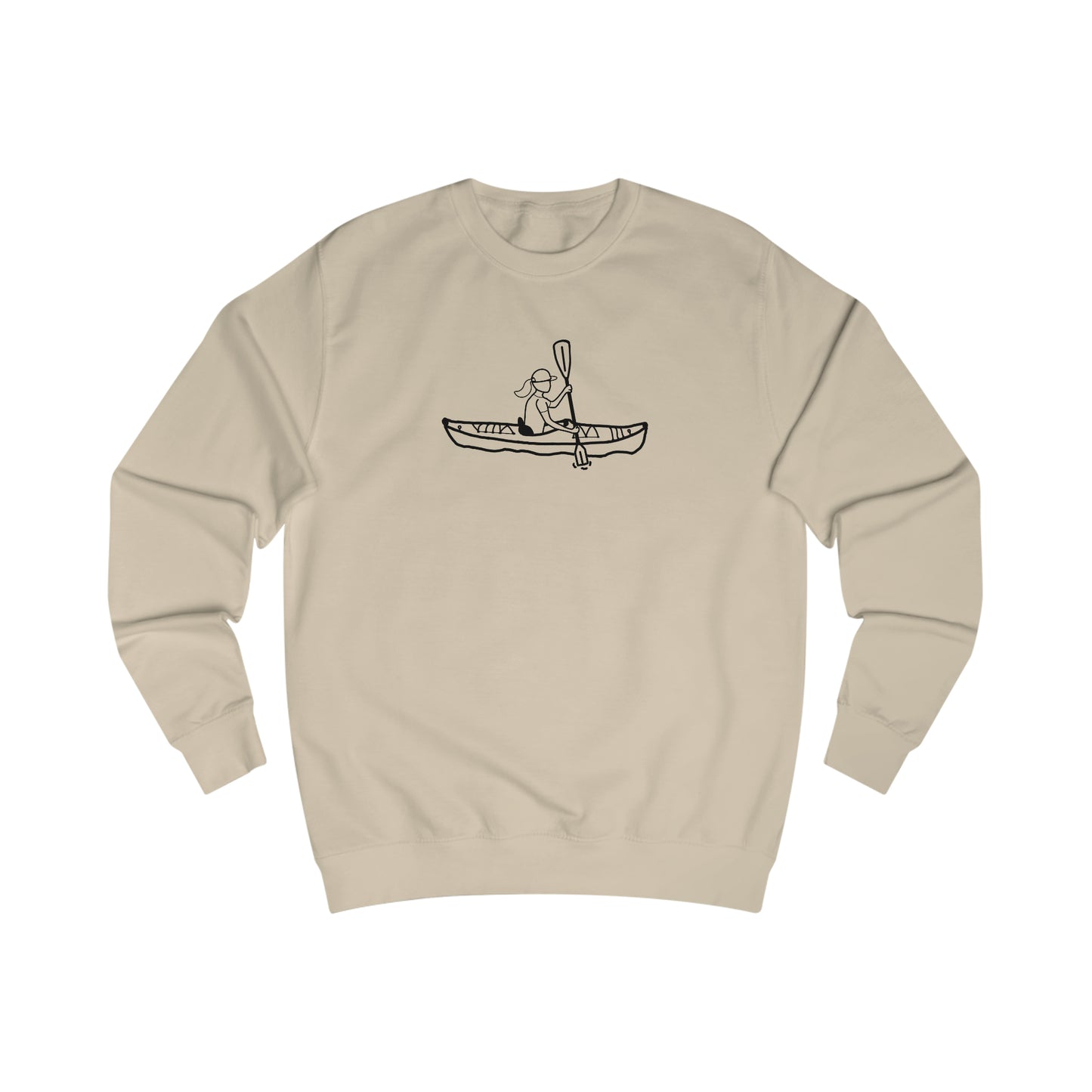 Manitowish Waters Kayak Girl - Men's Sweatshirt