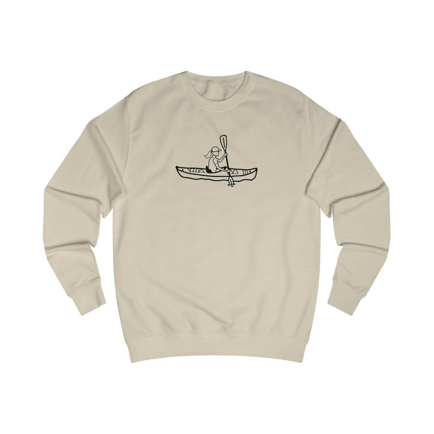 Manitowish Waters Kayak Girl - Men's Sweatshirt