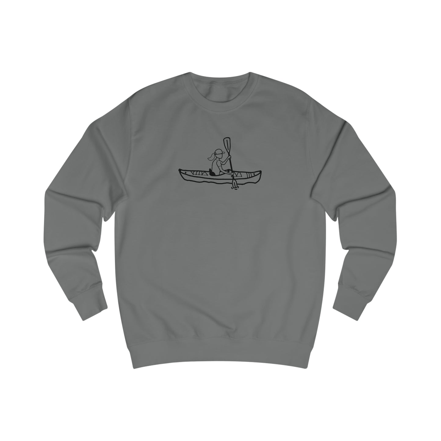 Manitowish Waters Kayak Girl - Men's Sweatshirt