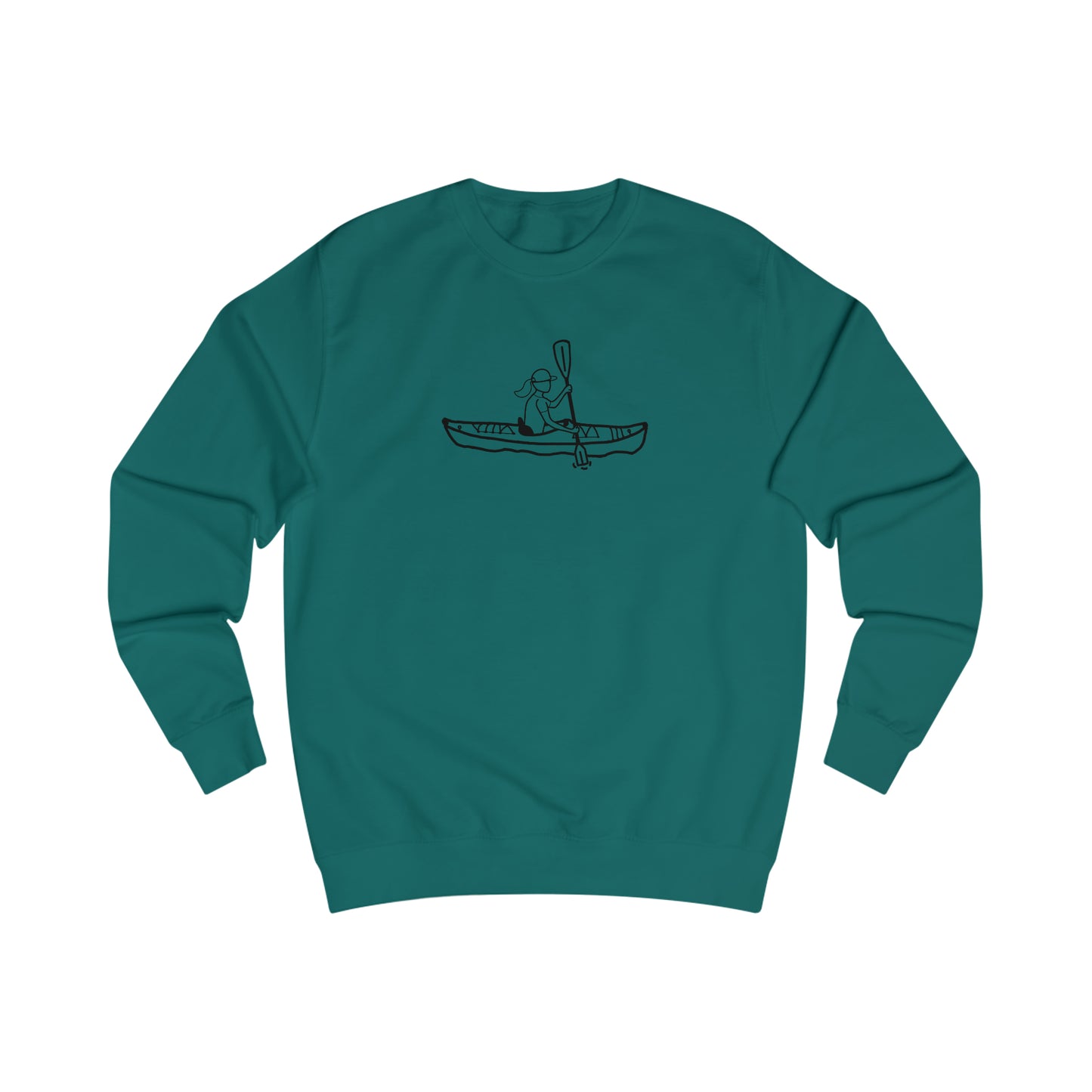 Manitowish Waters Kayak Girl - Men's Sweatshirt