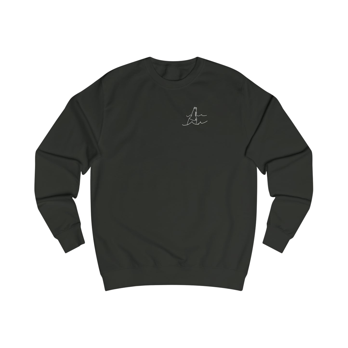 Bottle Patch, Surf Sketch - Men's Crewneck
