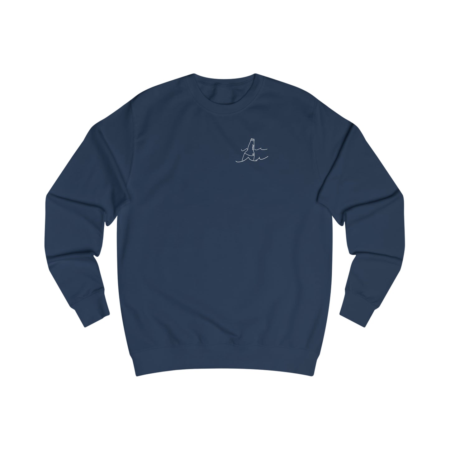 Bottle Patch, Surf Sketch - Men's Crewneck