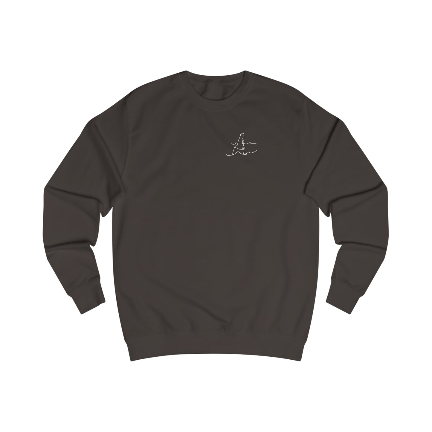 Bottle Patch, Surf Sketch - Men's Crewneck