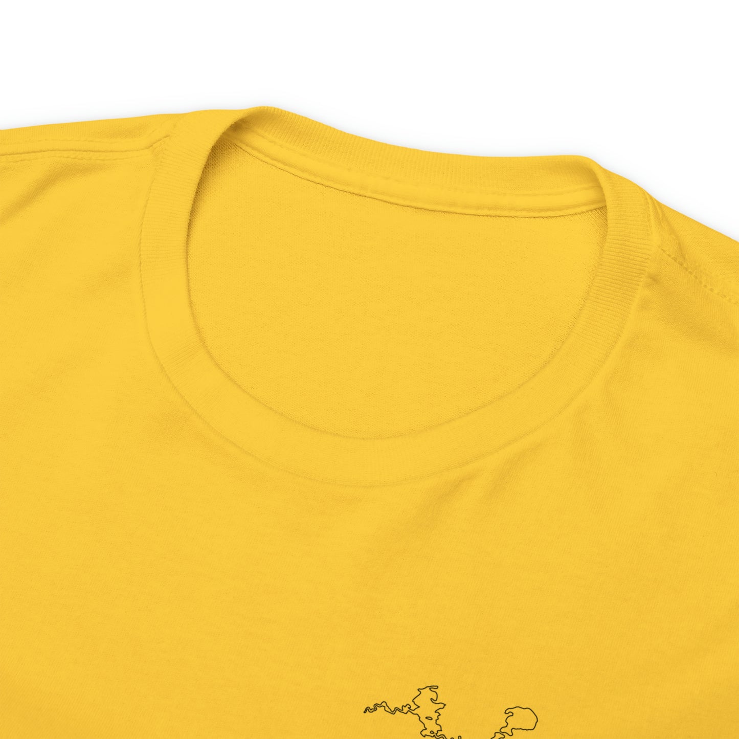 Manitowish Waters Fishing Off Dock - Unisex Heavyweight Short Sleeve Tee