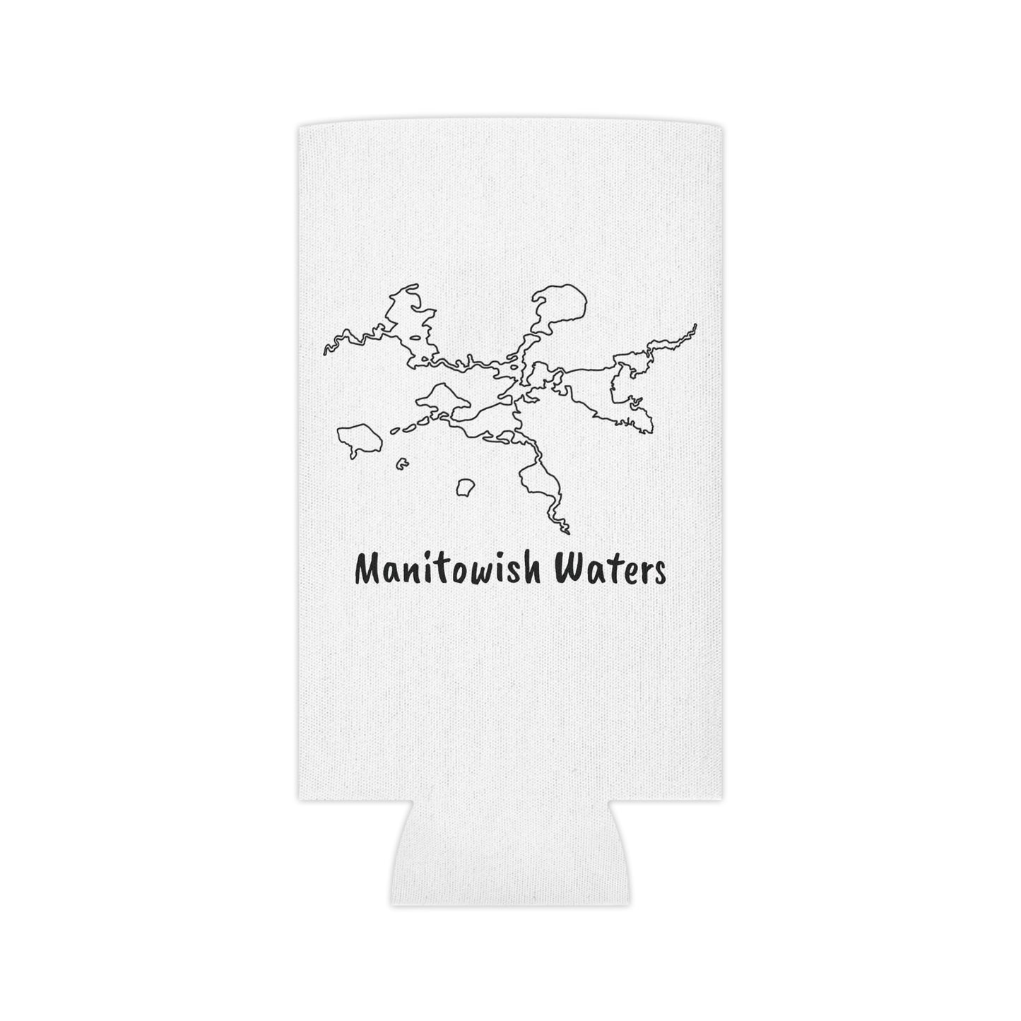 Manitowish Waters Kayak Guy Can Koozie