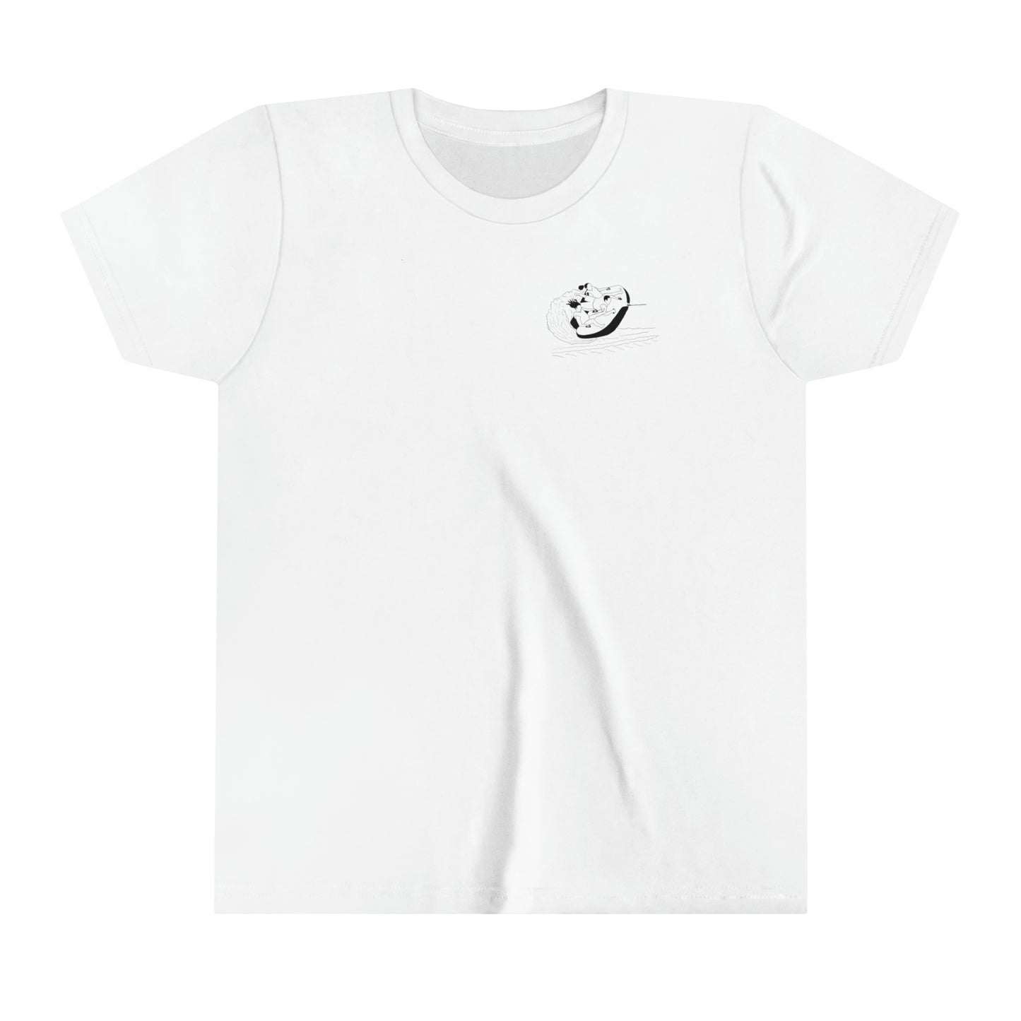 Tubing Front Patch Youth Short Sleeve Tee
