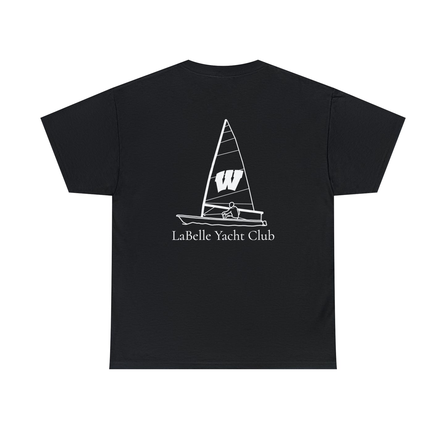 LaBelle Yacht Club Wisconsin Sail Boat - Unisex Heavy Tee Shirt