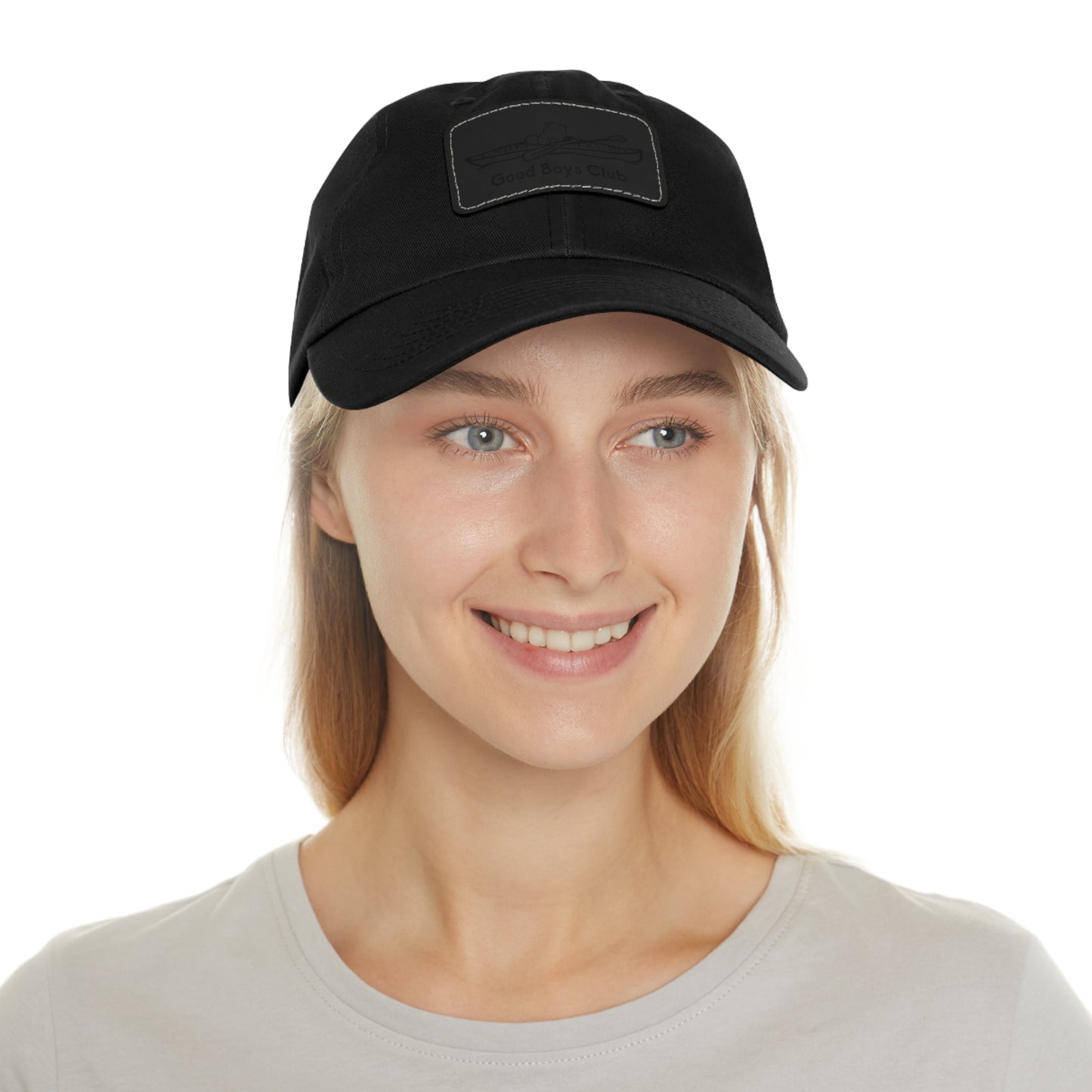 Good Boys Club Pomeranian Kayak Dog - Hat with Leather Patch