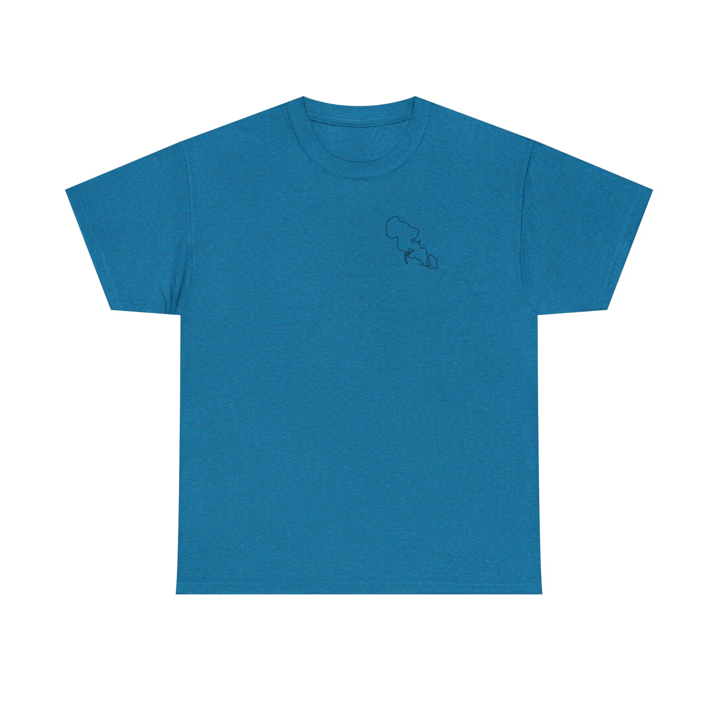Surf Sketch -Lac LaBelle Unisex Heavyweight Short Sleeve Tee