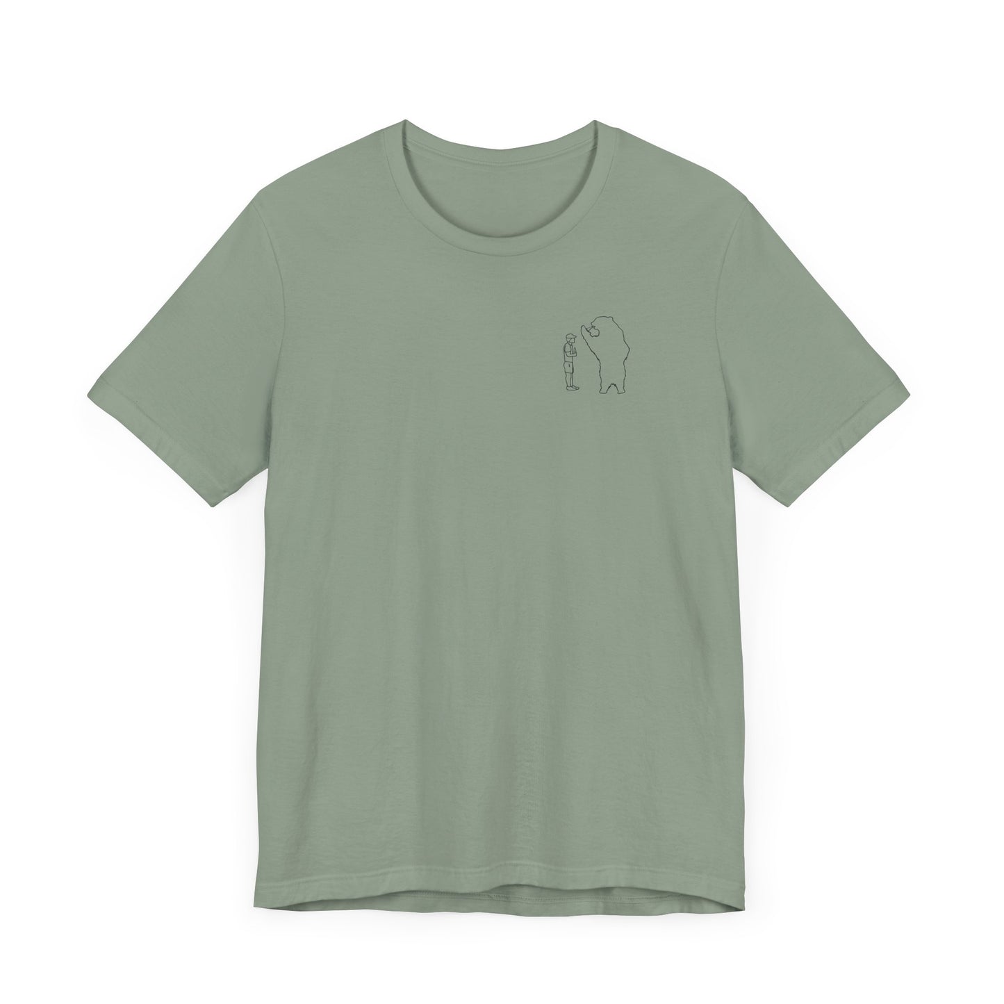 Papa Bear Yellowstone National Park Unisex Lightweight Short Sleeve Tee