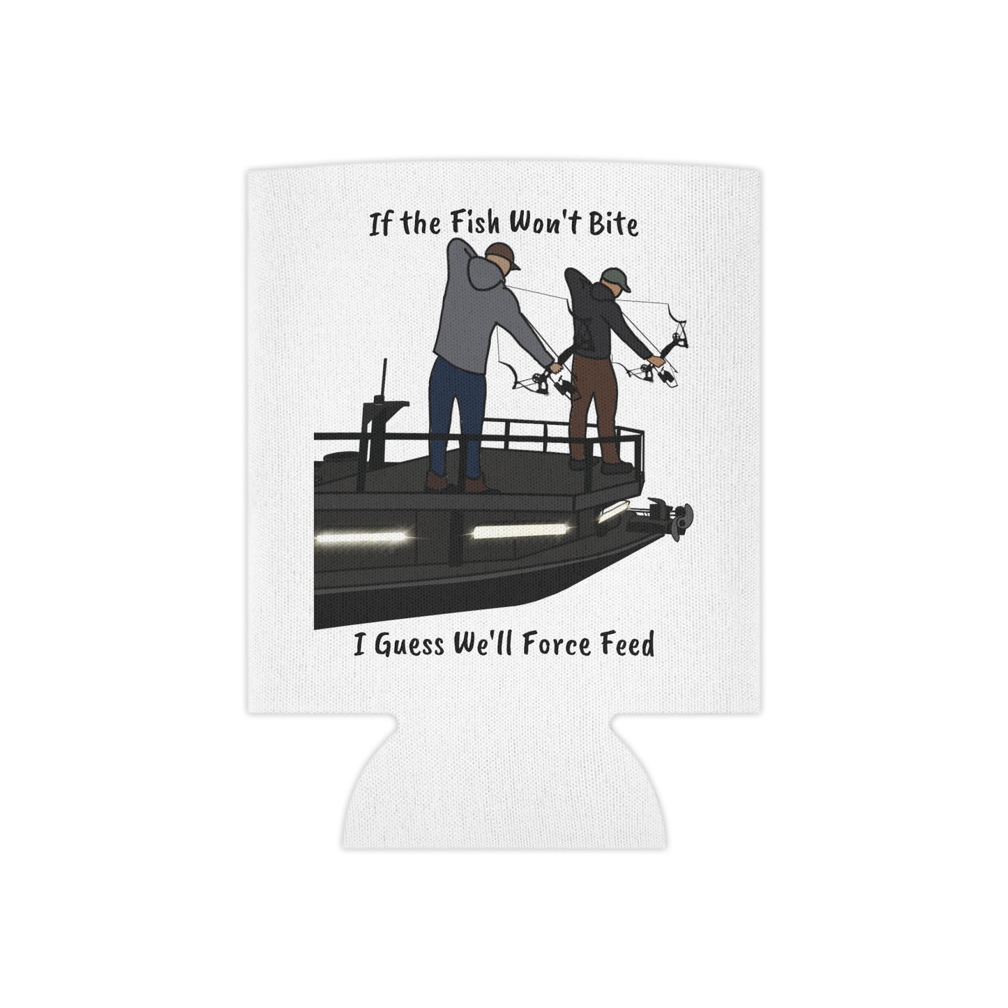 Okauchee Lake Bow Fishing Can Koozie