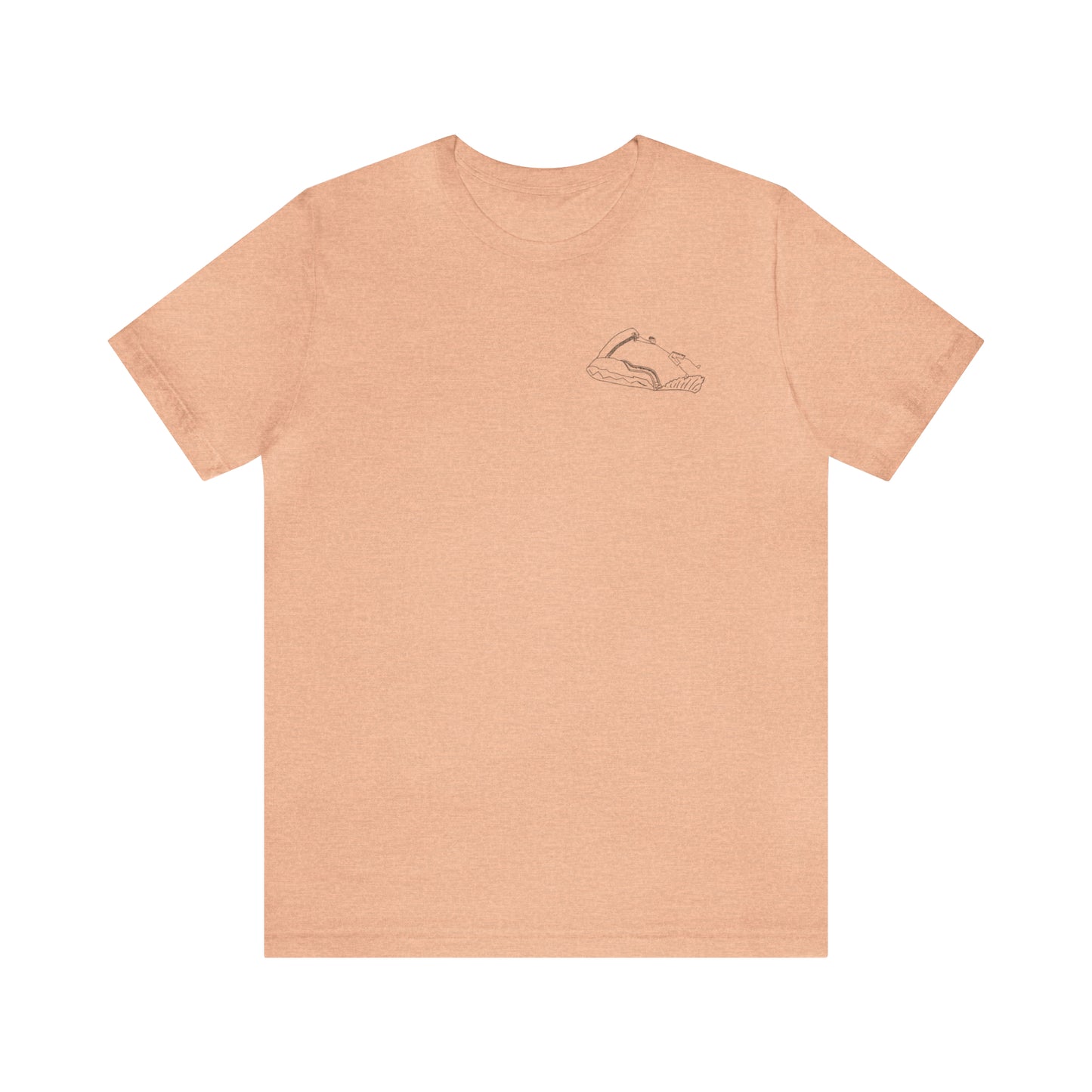 Okauchee Lake, Standup Jetski Fall - Unisex Lightweight Short Sleeve Tee