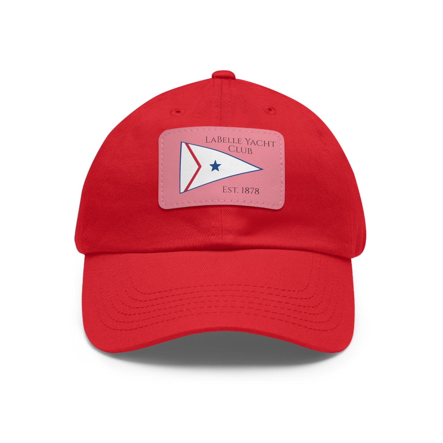 LaBelle Yacht Club Embroidered Hat with Leather Patch