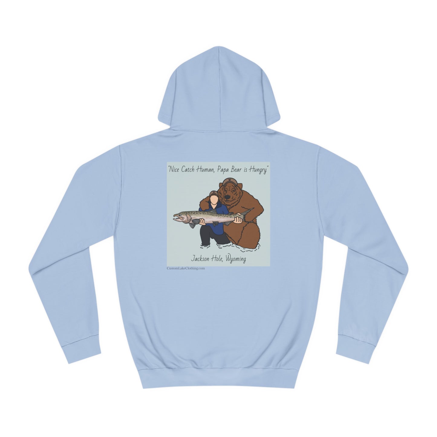 Papa Bear Basic - Jackson Hole Wyoming - Medium Weight Hoodie