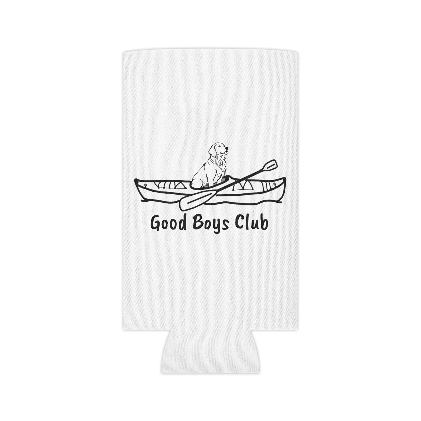 Okauchee Lake Golden Retriever Good Boys Club Can Koozie