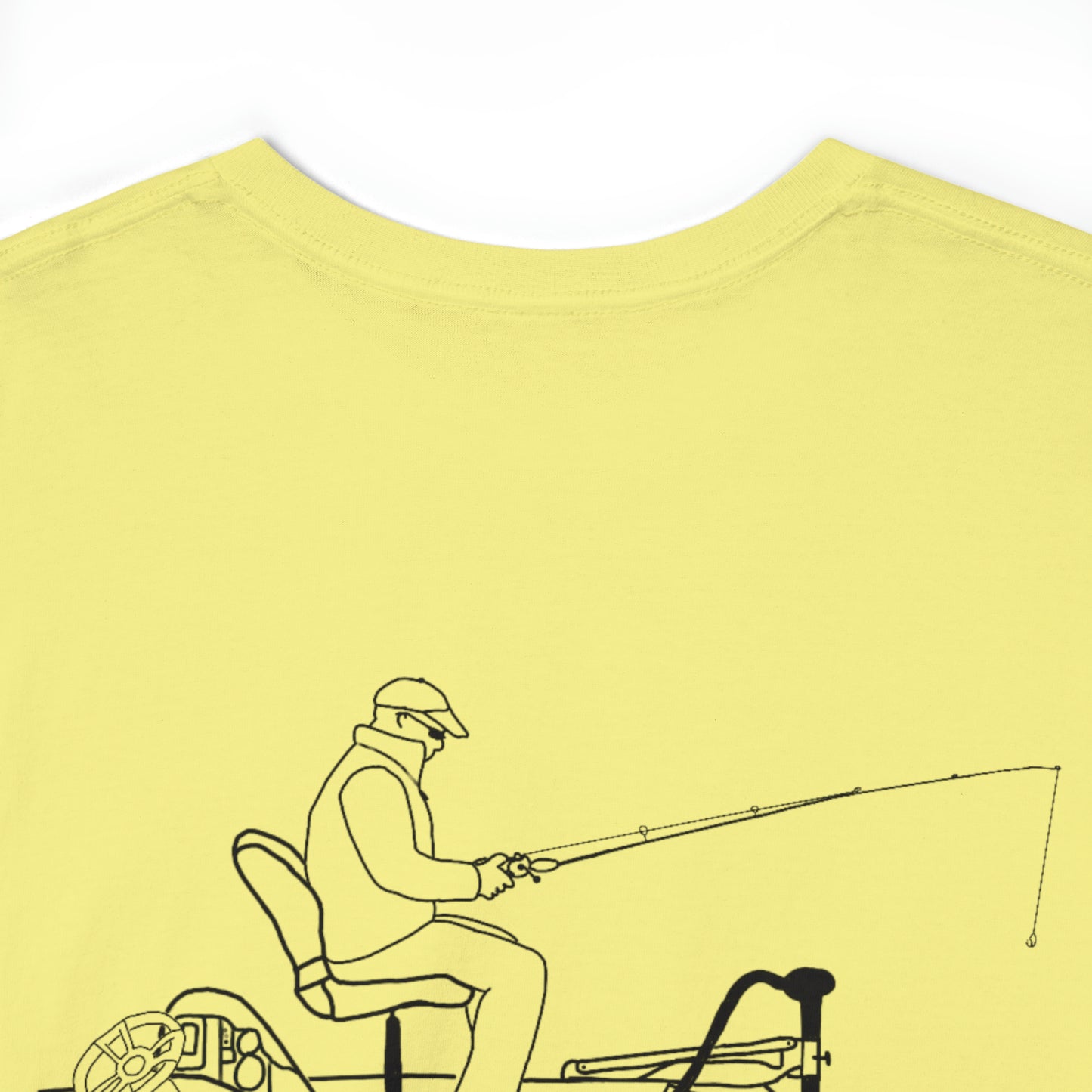 Trolling Motor Fishing - Lac LaBelle Unisex Heavy Tee Shirt