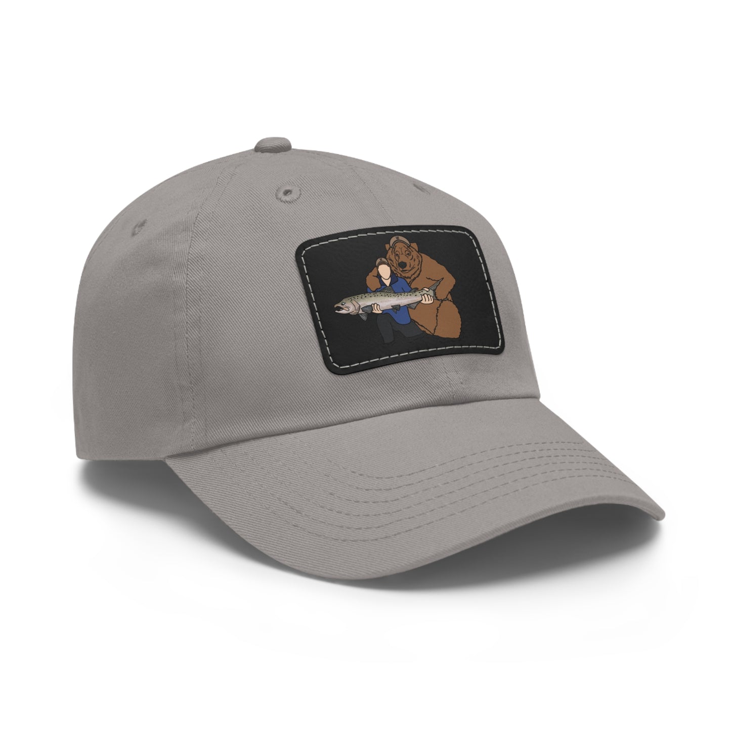 Papa Bear Plain - Hat with Leather Patch