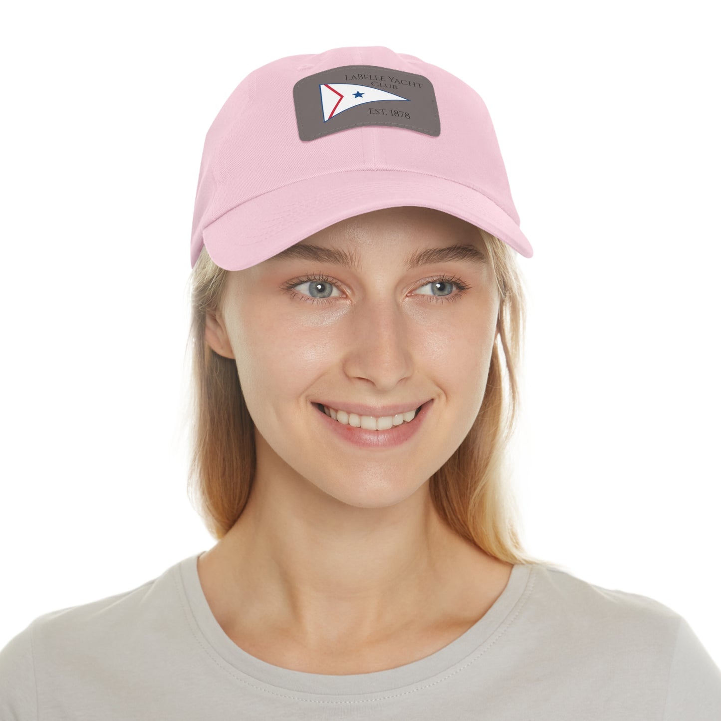 LaBelle Yacht Club Embroidered Hat with Leather Patch