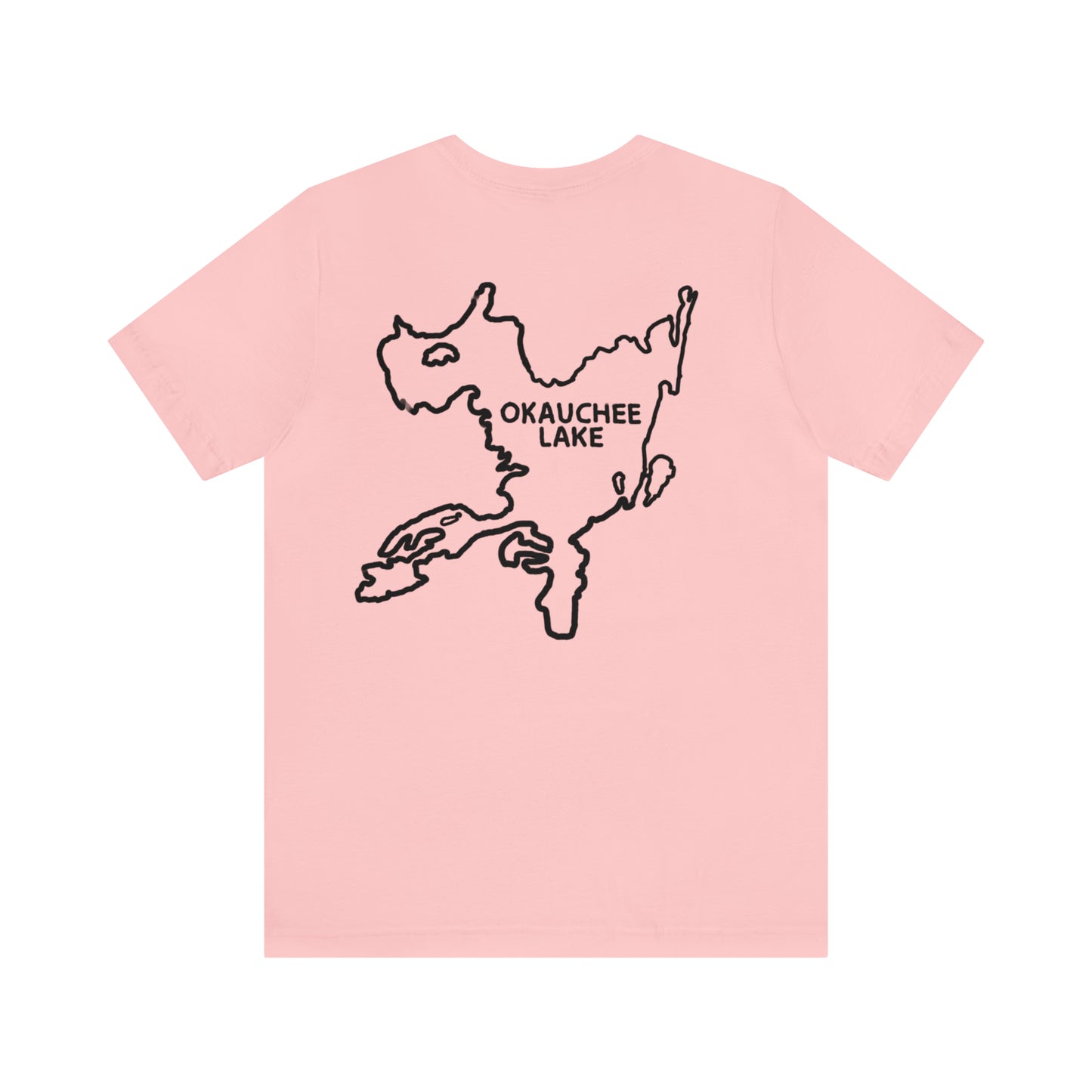 Okauchee Lake, Standup Jetski Fall - Unisex Lightweight Short Sleeve Tee