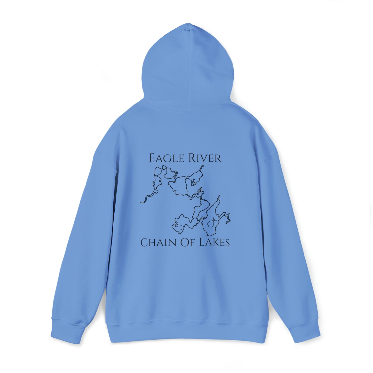 Eagle River Inner Tube Girl - Unisex Heavy Blend Hooded Sweatshirt