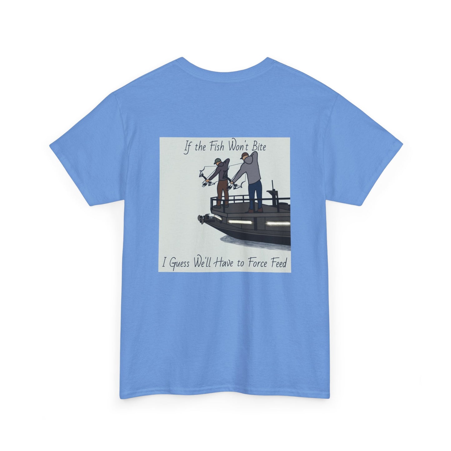 Bow fishing and MW Model - Unisex Heavy Tee Shirt