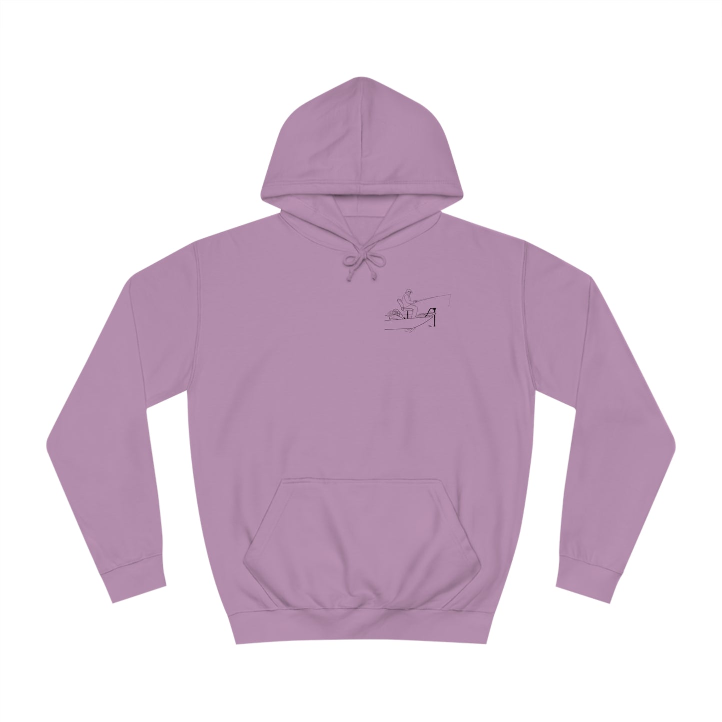 Trolling Motor Fishing Patch - Lac LaBelle Unisex Hoodie Medium Weight
