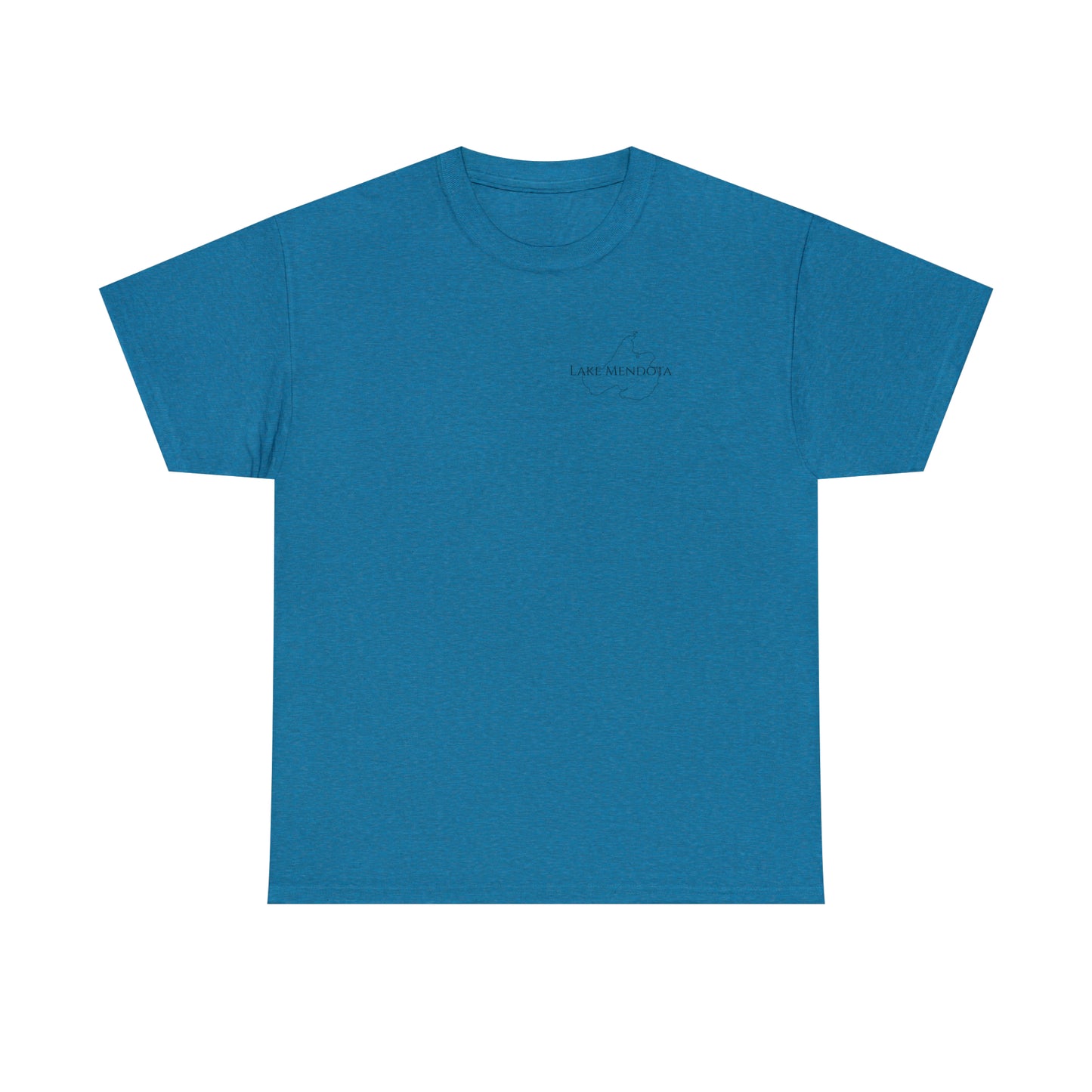 Lake Mendota, Wisconsin Sailing - Unisex Heavy Tee Shirt