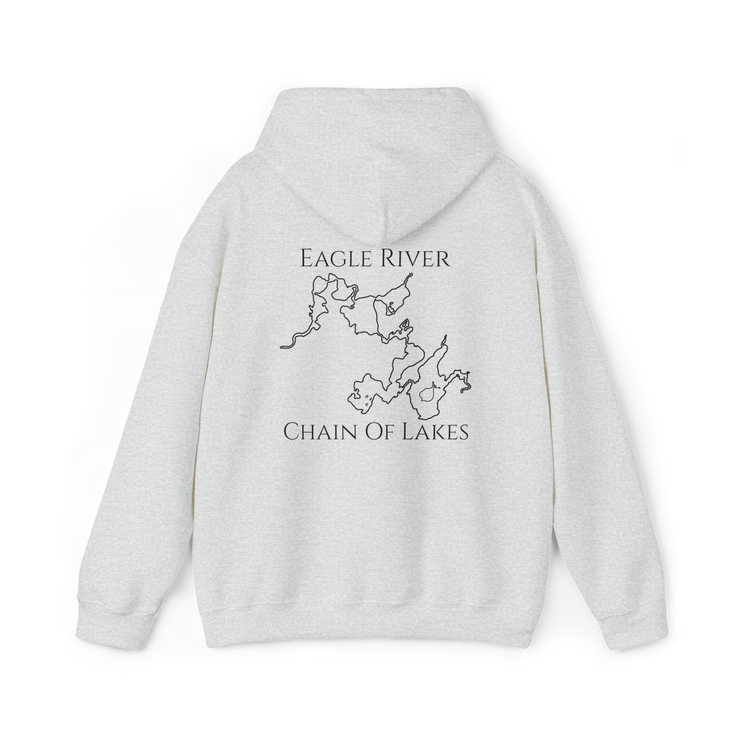 Eagle River Inner Tube Girl - Unisex Heavy Blend Hooded Sweatshirt