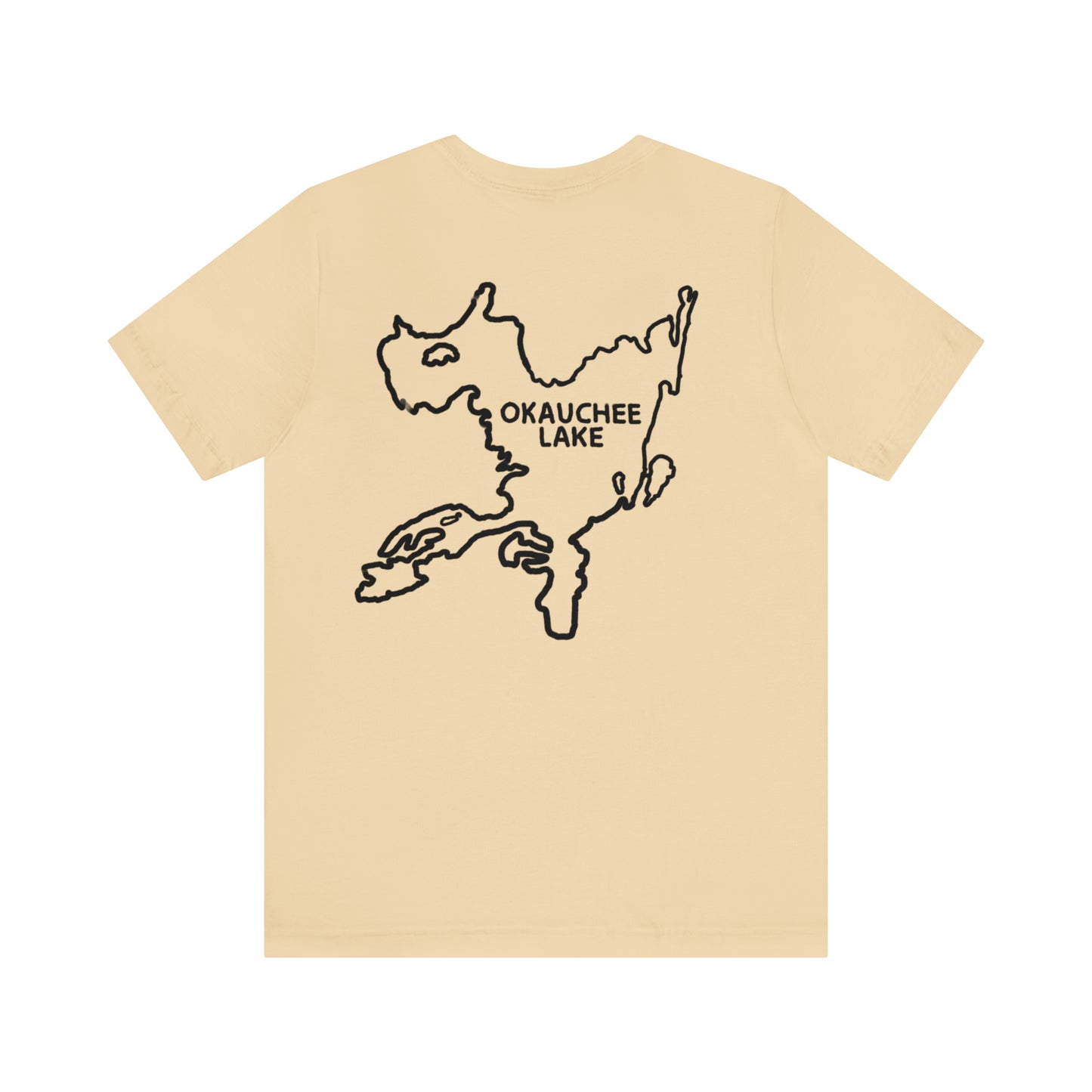 Okauchee Lake, Standup Jetski Fall - Unisex Lightweight Short Sleeve Tee