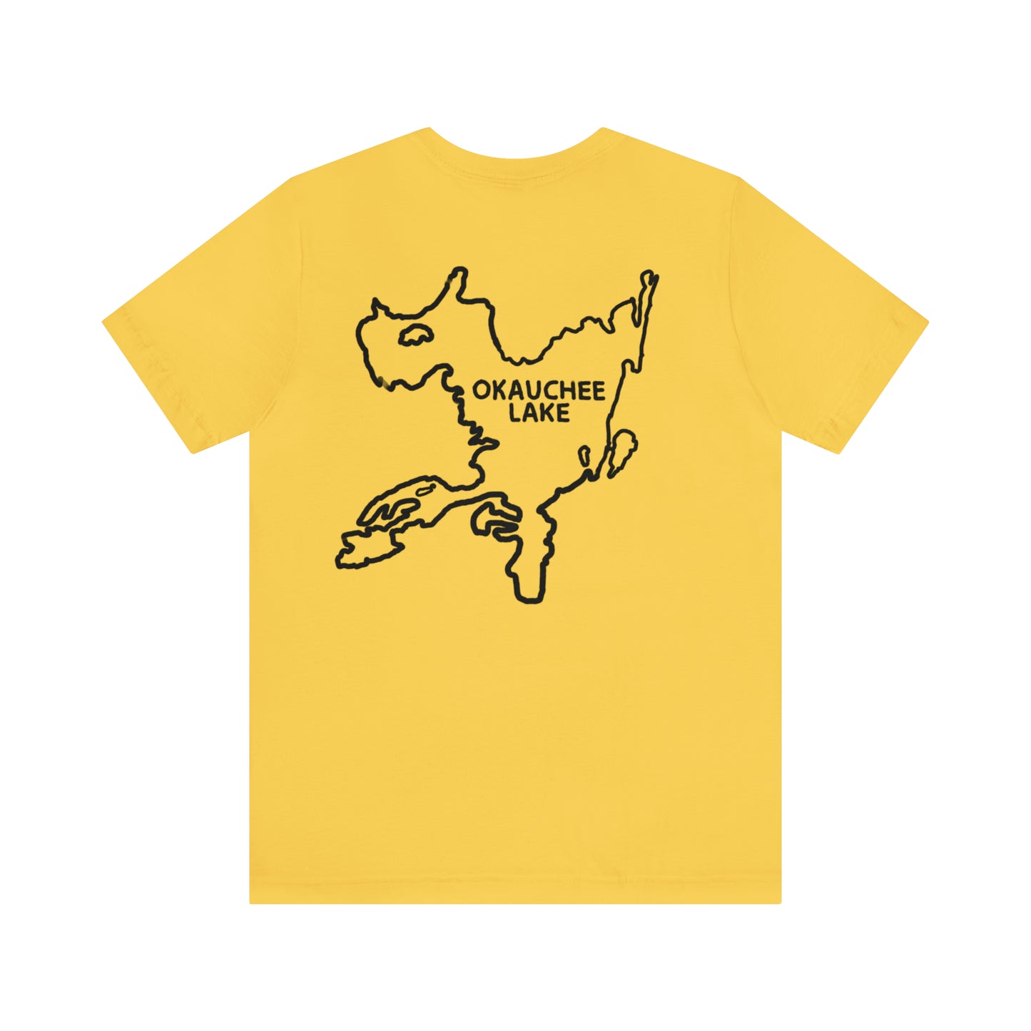 Okauchee Lake, Standup Jetski Fall - Unisex Lightweight Short Sleeve Tee