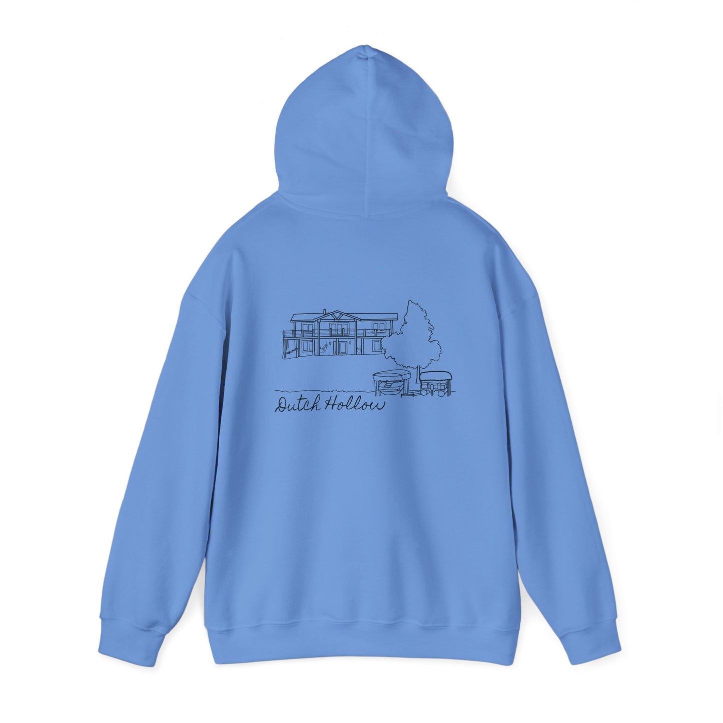 Beer Die Dutch Hollow Cabin - Unisex Heavy Blend Hooded Sweatshirt