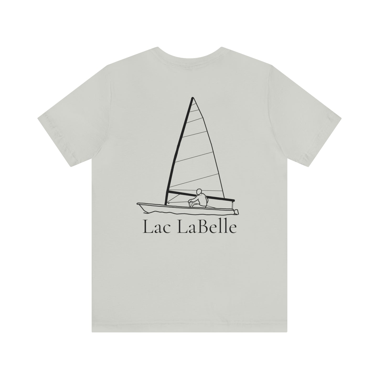 Lac LaBelle, Sailing - Unisex Lightweight Short Sleeve Tee