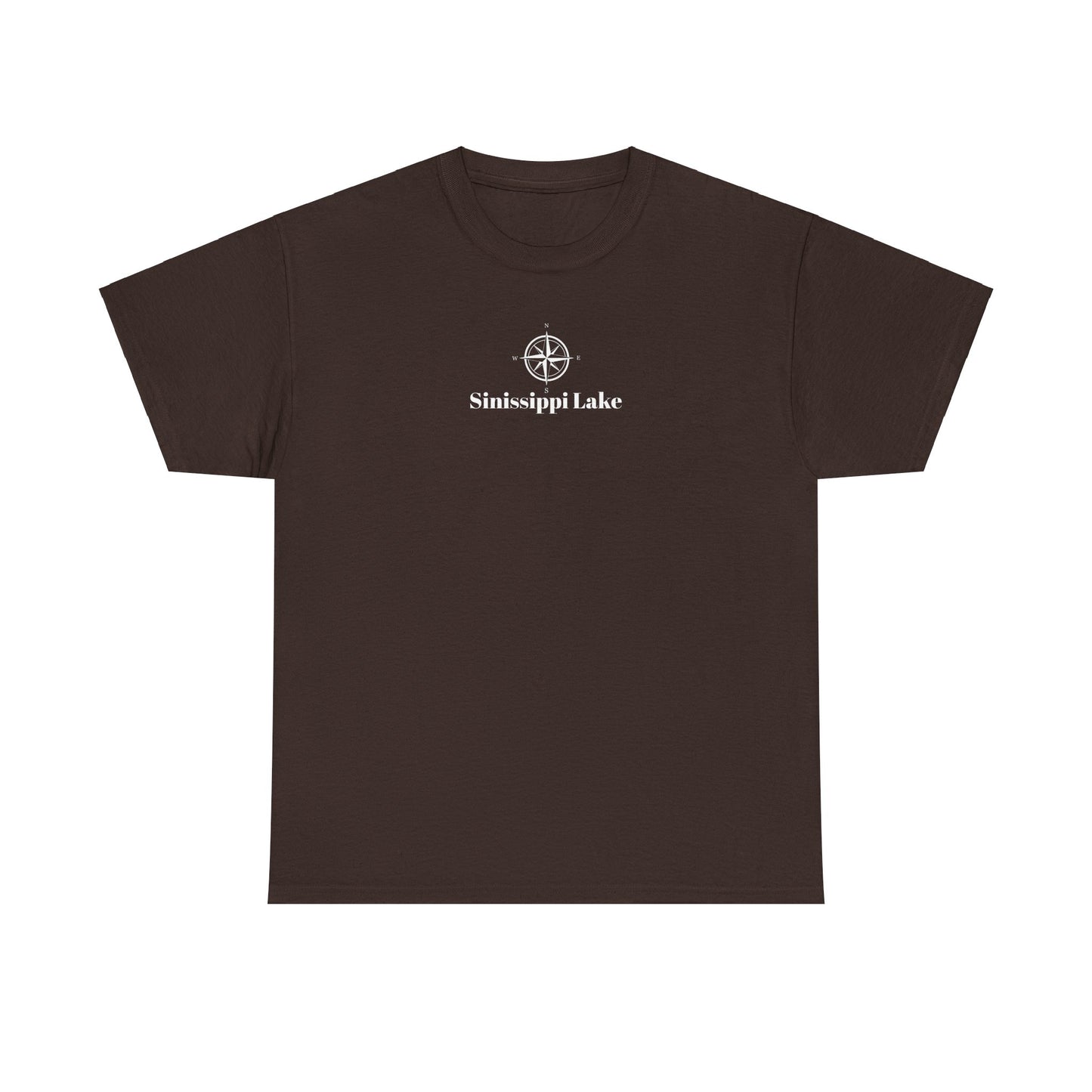 Sinissippi Lake Compass Rose Unisex Heavy Cotton Tee