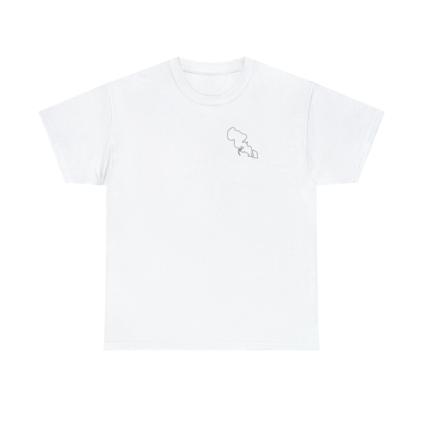 Surf Sketch -Lac LaBelle Unisex Heavyweight Short Sleeve Tee