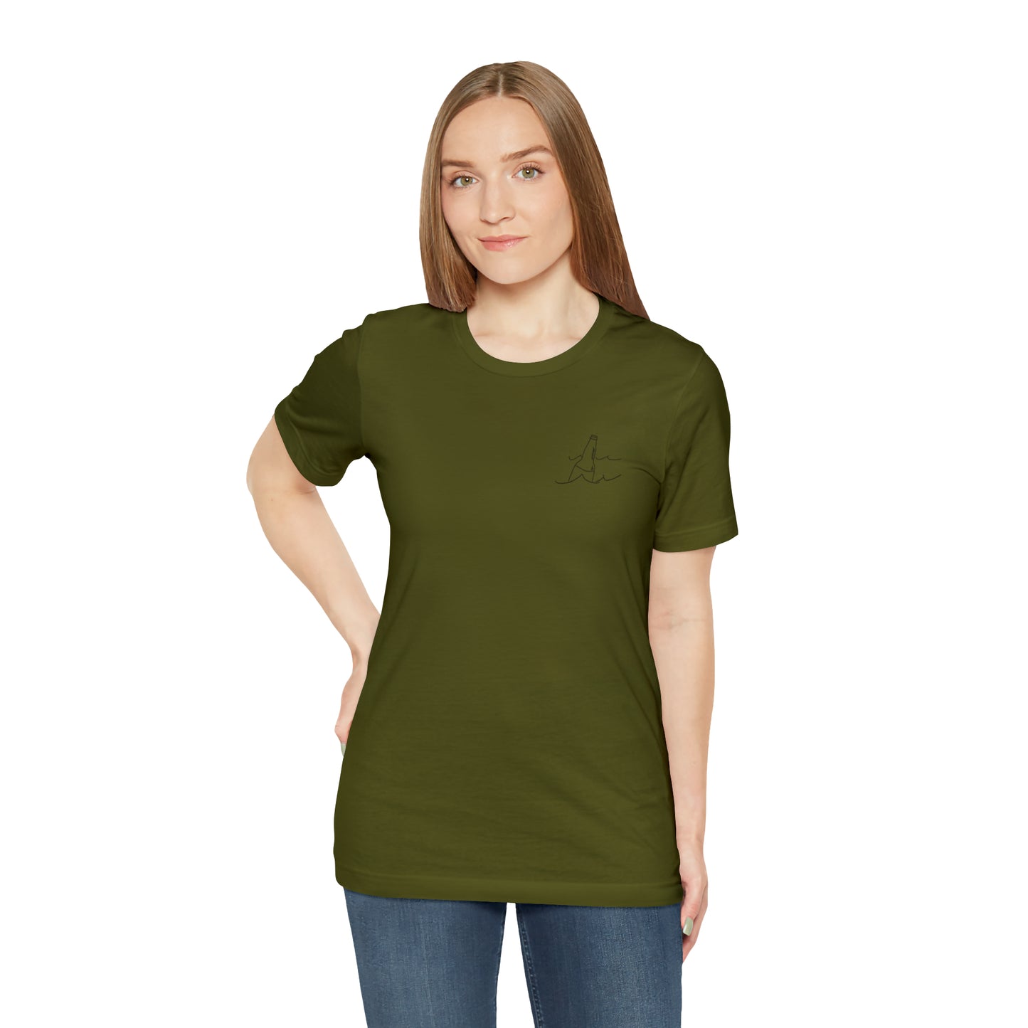 Bottle Patch - lac LaBelle Unisex Lightweight Short Sleeve Tee
