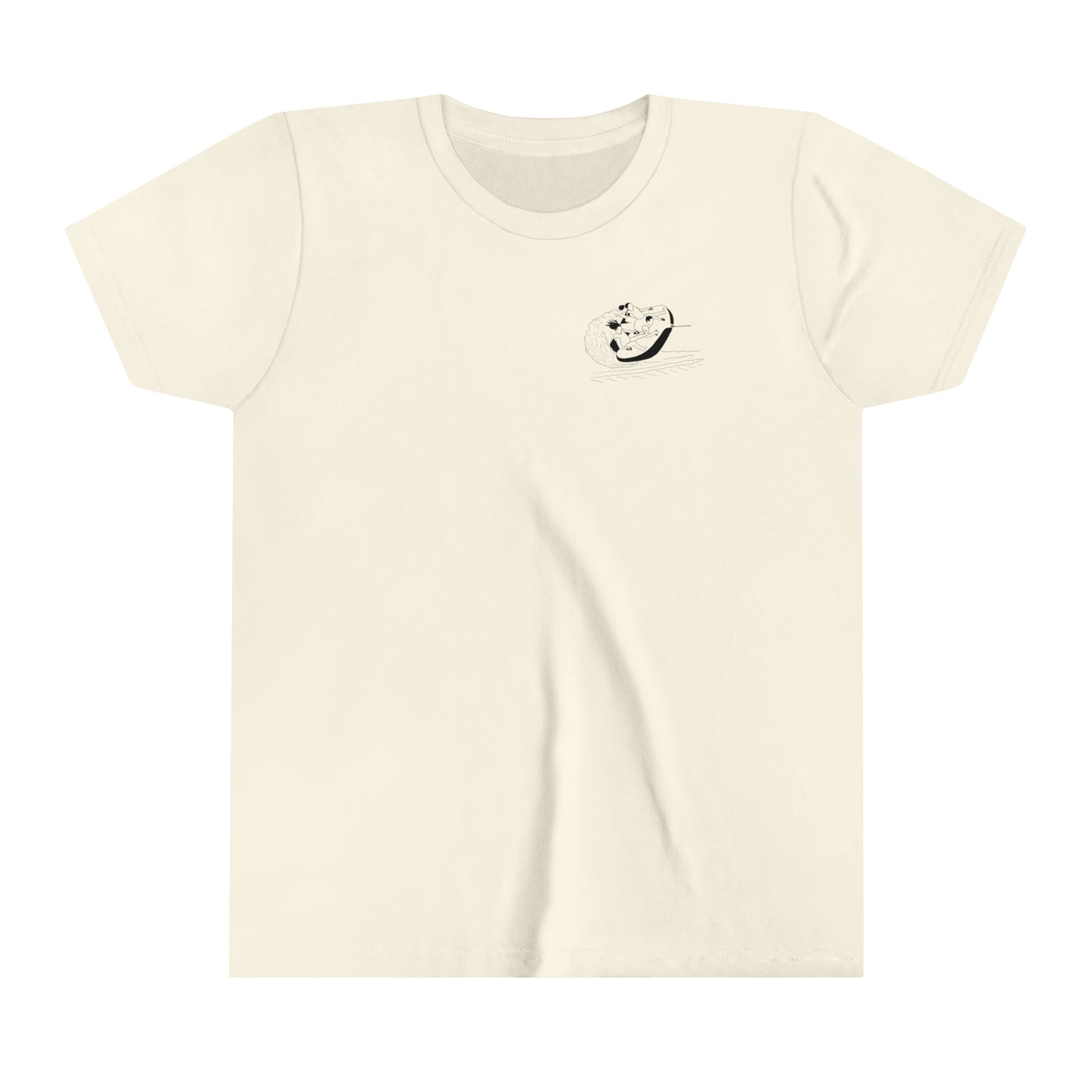 Tubing Front Patch Youth Short Sleeve Tee