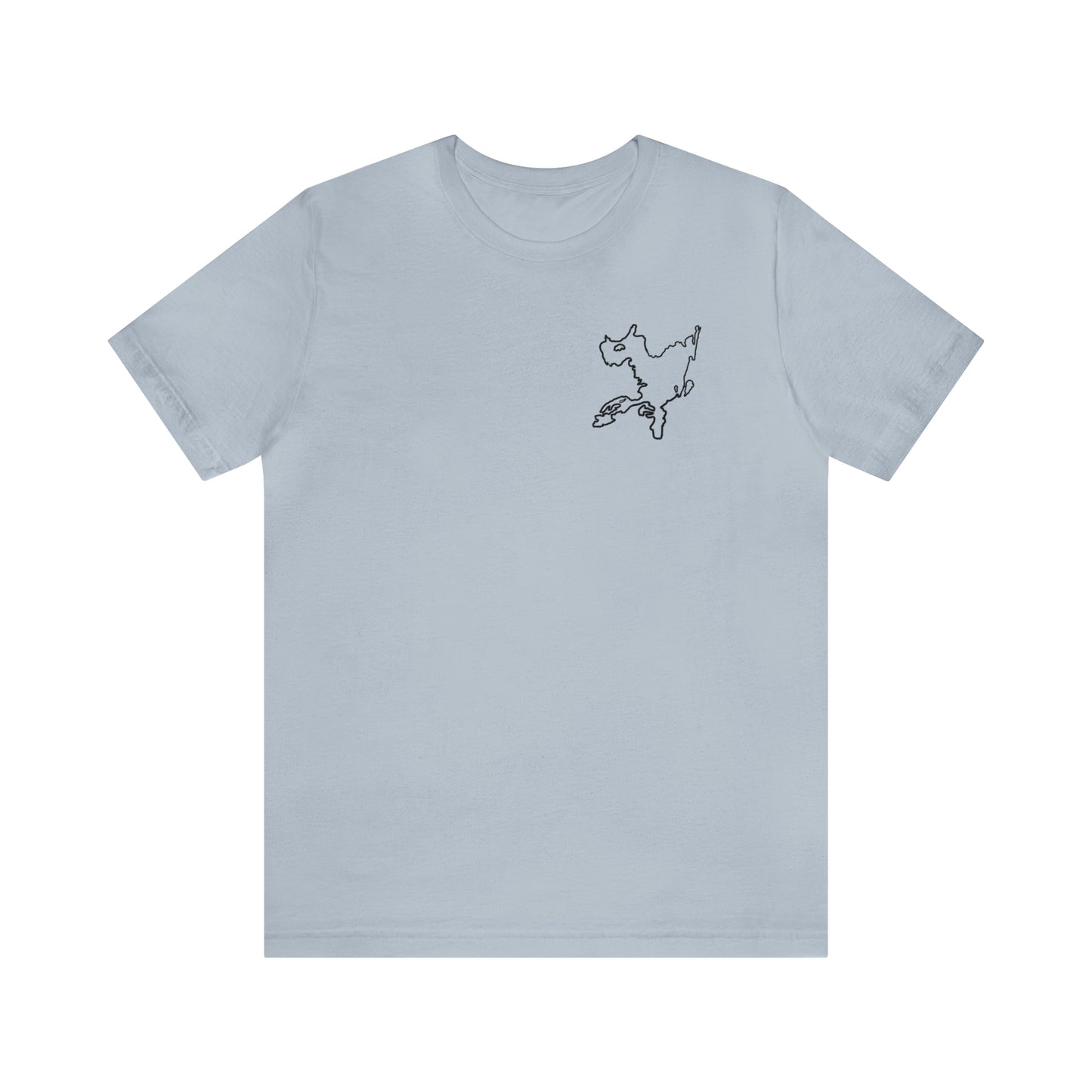 Wisconsin Sailing - Okauchee Lake Unisex Lightweight Short Sleeve Tee
