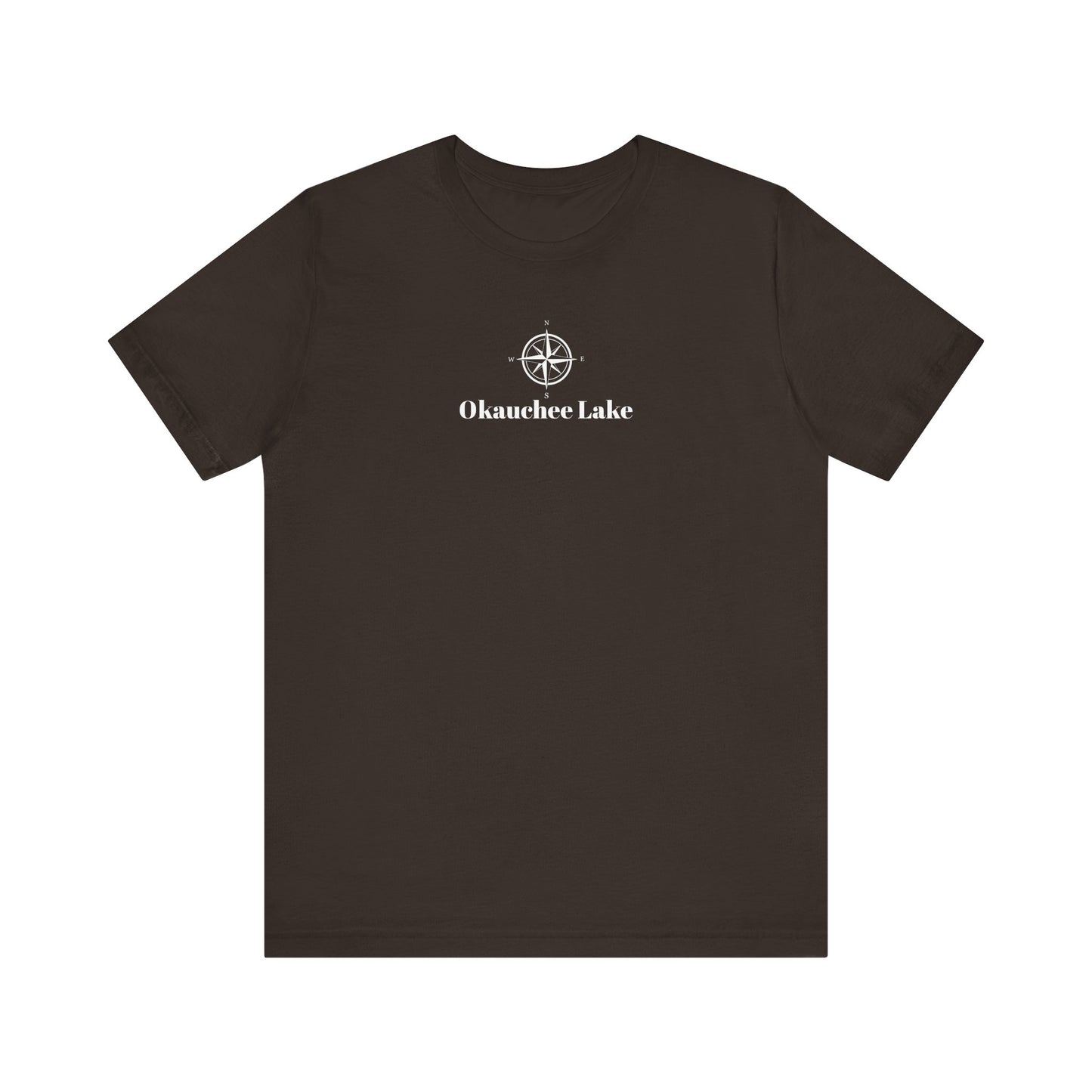 Okauchee Lake Compass Rose Unisex Lightweight Short Sleeve Tee