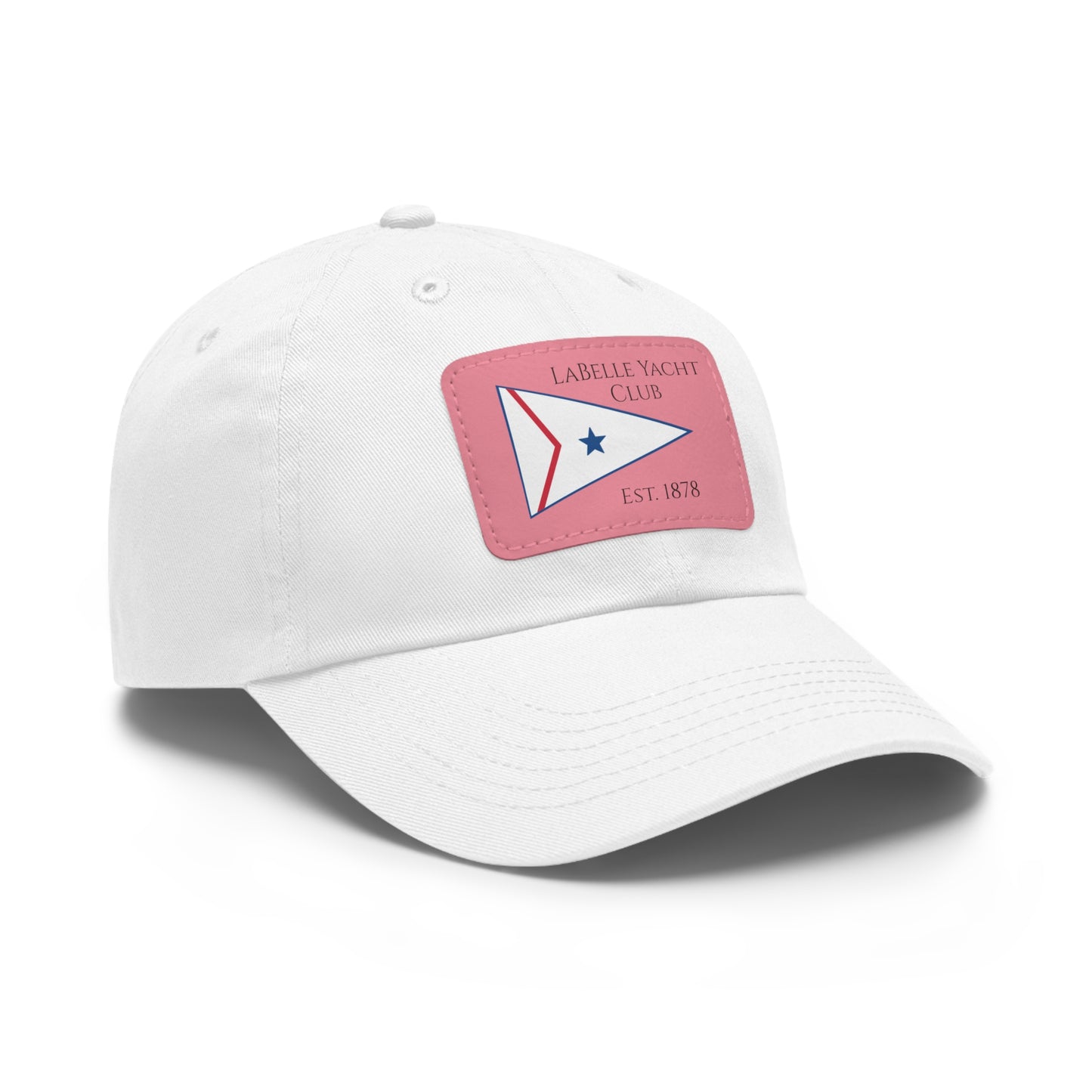 LaBelle Yacht Club Embroidered Hat with Leather Patch