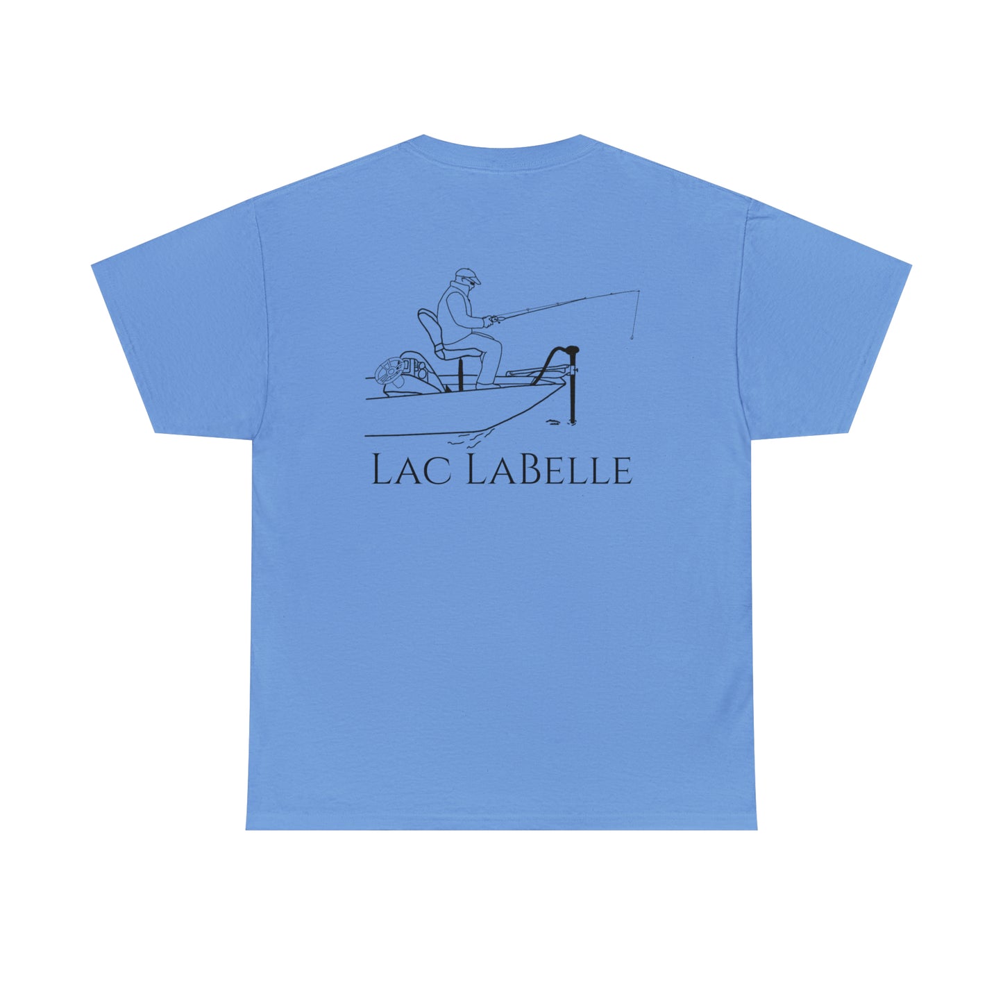 Trolling Motor Fishing - Lac LaBelle Unisex Heavy Tee Shirt