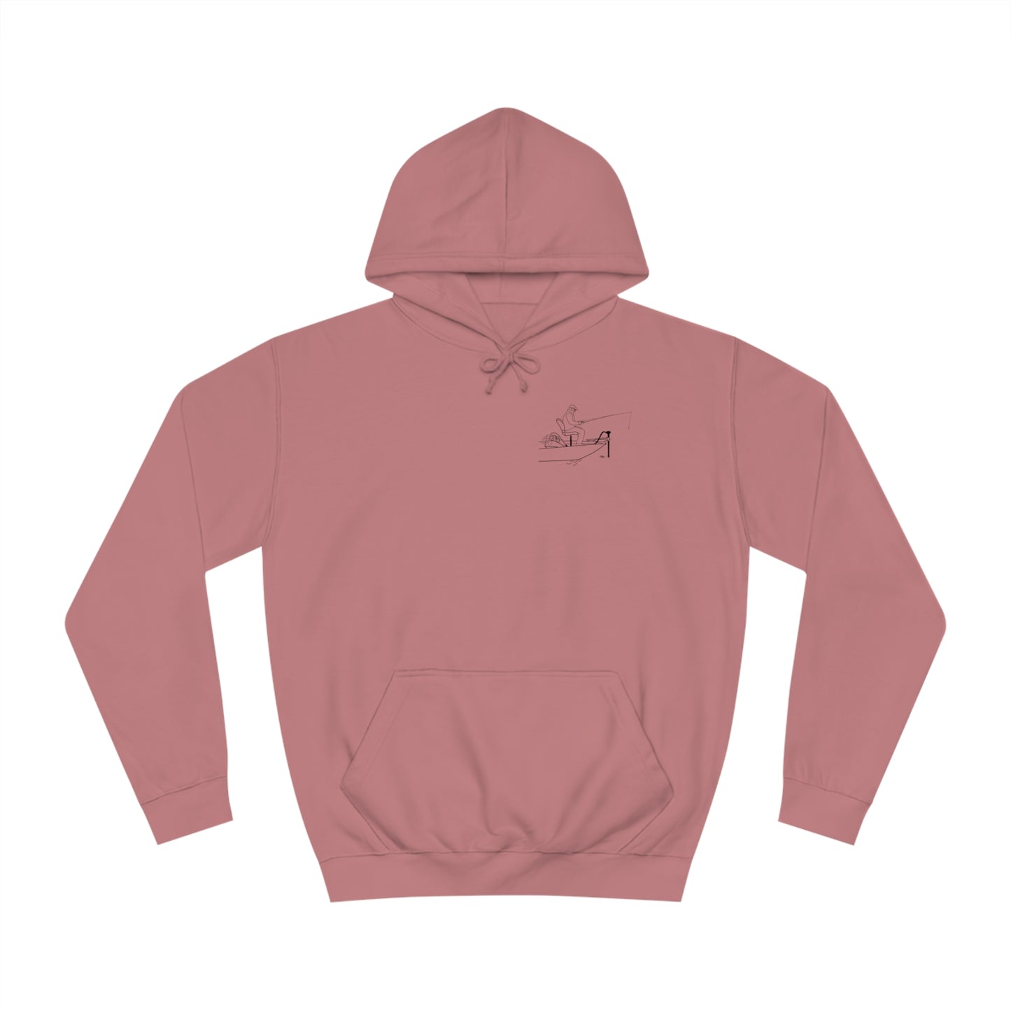 Trolling Motor Fishing Patch - Lac LaBelle Unisex Hoodie Medium Weight