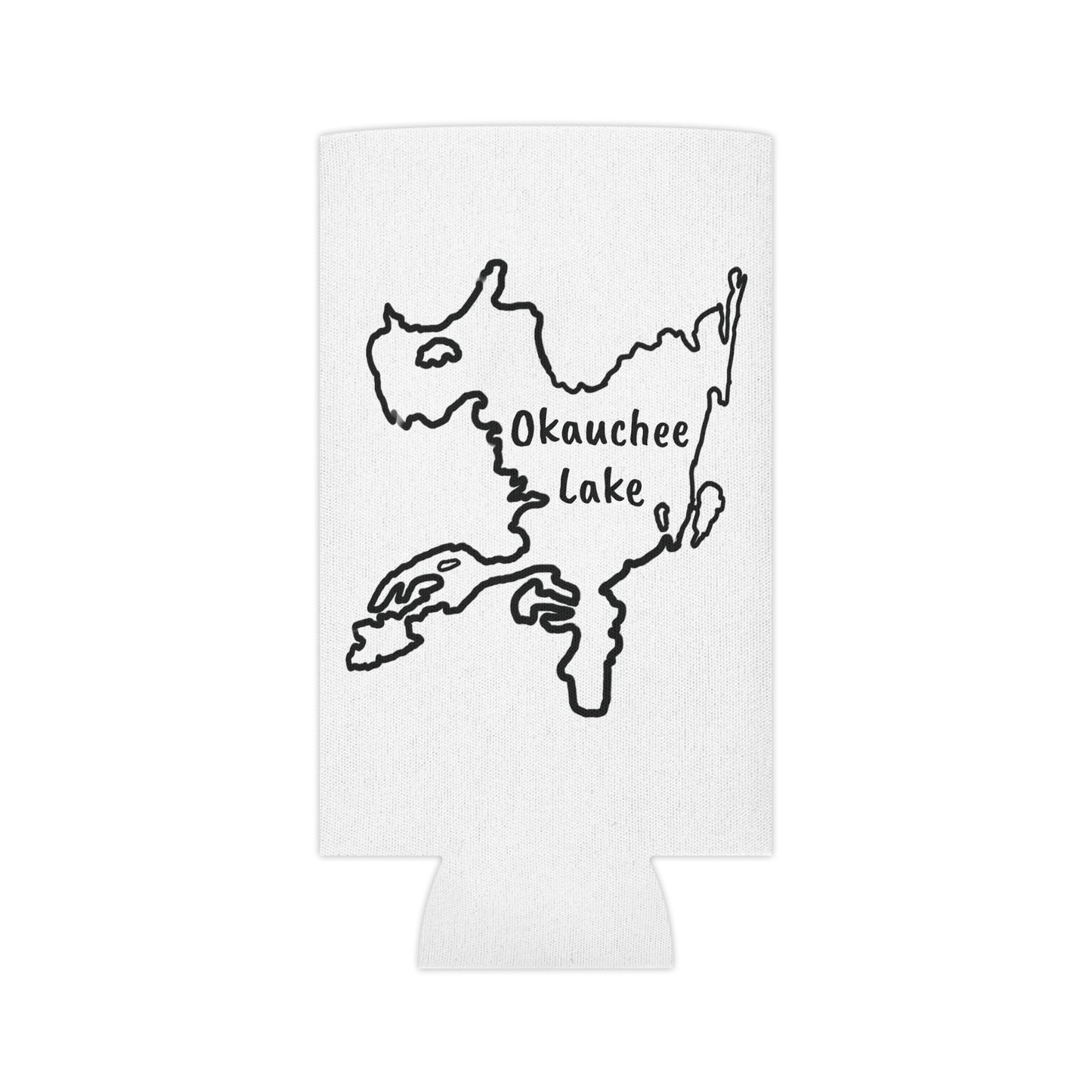 Okauchee Lake English Bulldog Kayak Dog Can Koozie